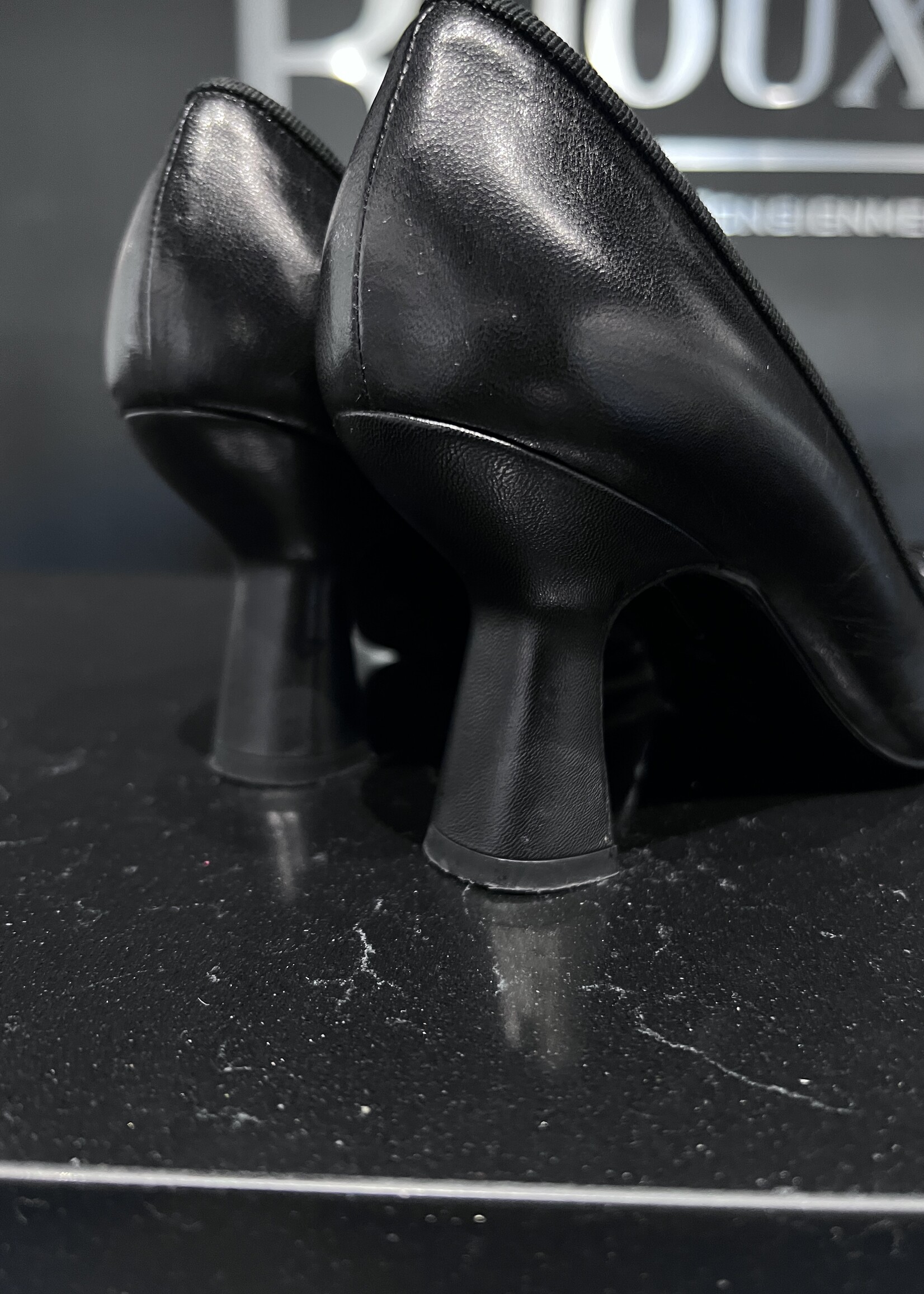 Chanel SOLD - Chanel Black Bow Pumps 35.5