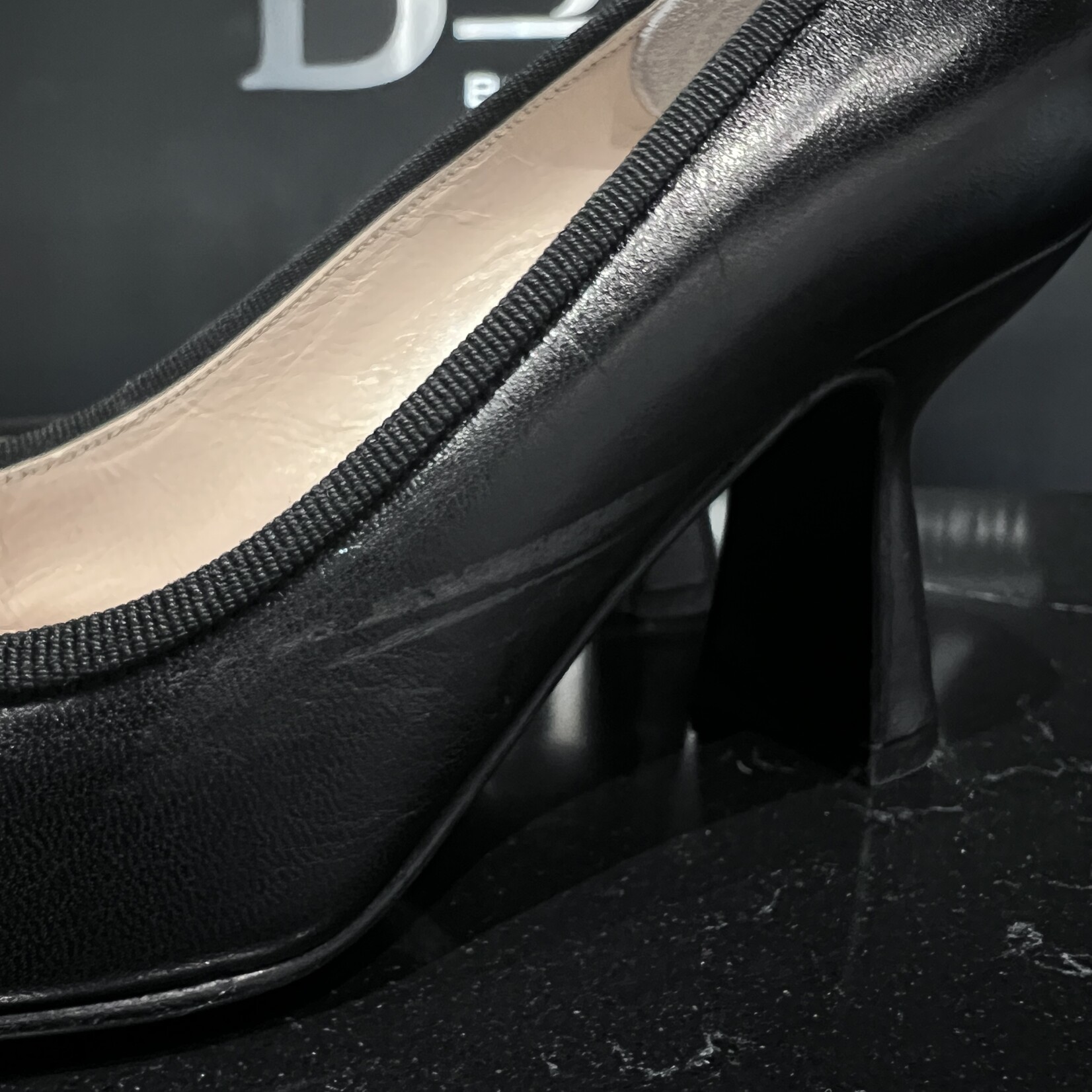 Chanel SOLD - Chanel Black Bow Pumps 35.5