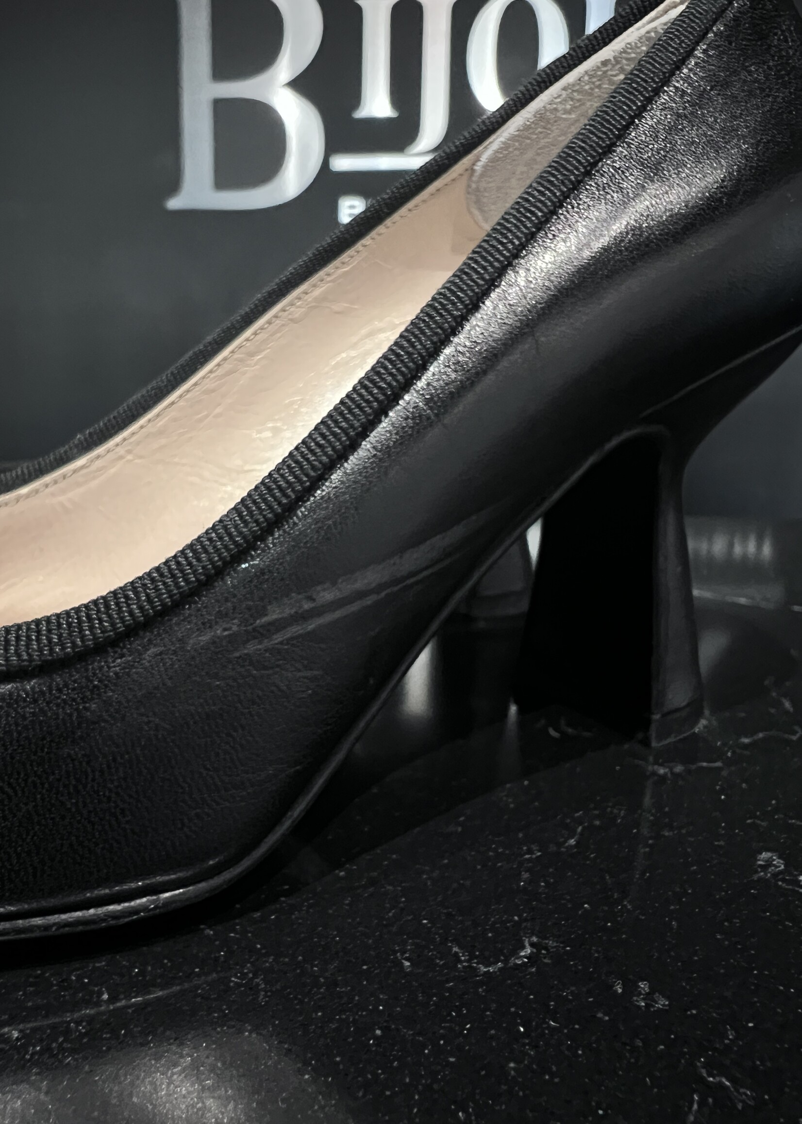 Chanel SOLD - Chanel Black Bow Pumps 35.5