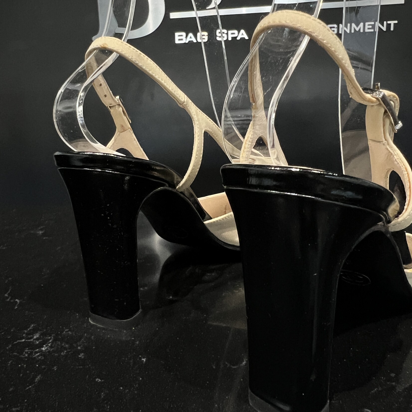 Chanel SOLD - Chanel Slingback Beige 36