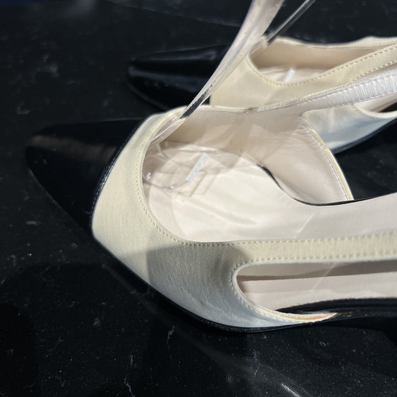 Chanel SOLD - Chanel Slingback Beige 36