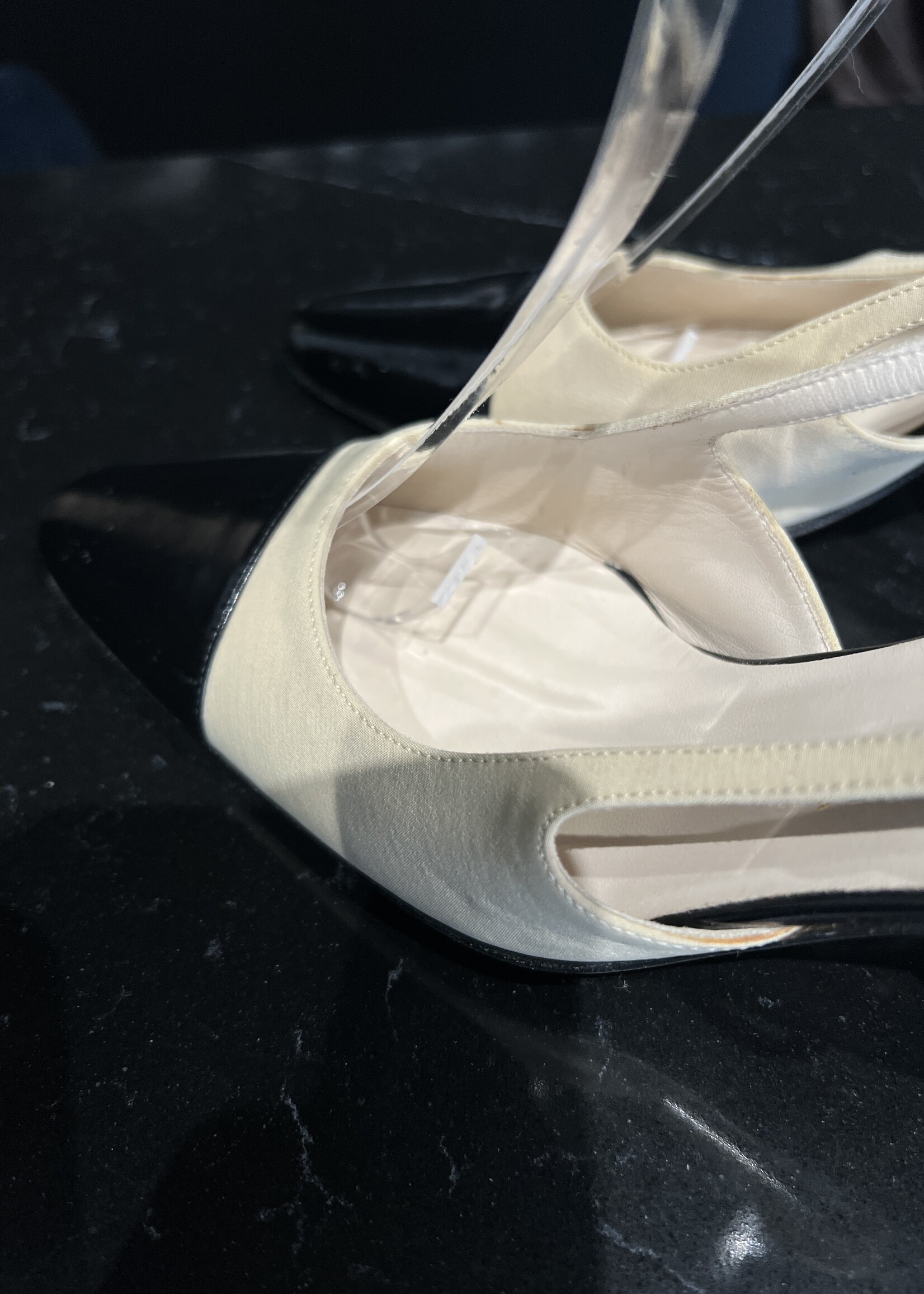 Chanel SOLD - Chanel Slingback Beige 36