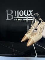 Chanel SOLD - Chanel Slingback Brown 36