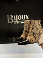Chanel SOLD - Chanel CC Vintage Boots 35.5