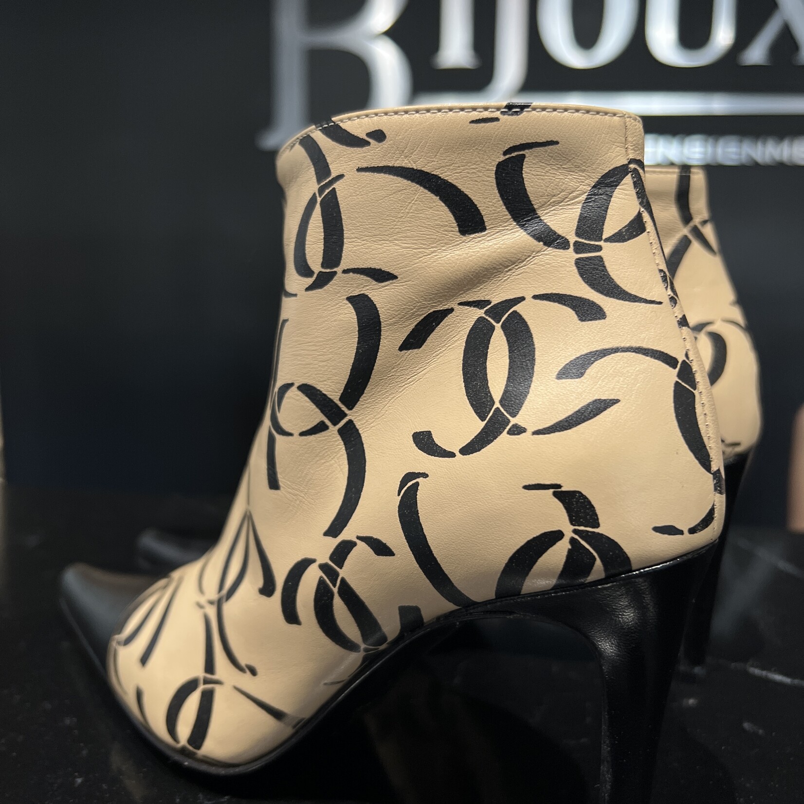 Chanel SOLD - Chanel CC Vintage Boots 35.5