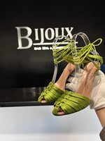 Gucci Gucci x Tom Ford Green Bamboo Heels 35.5