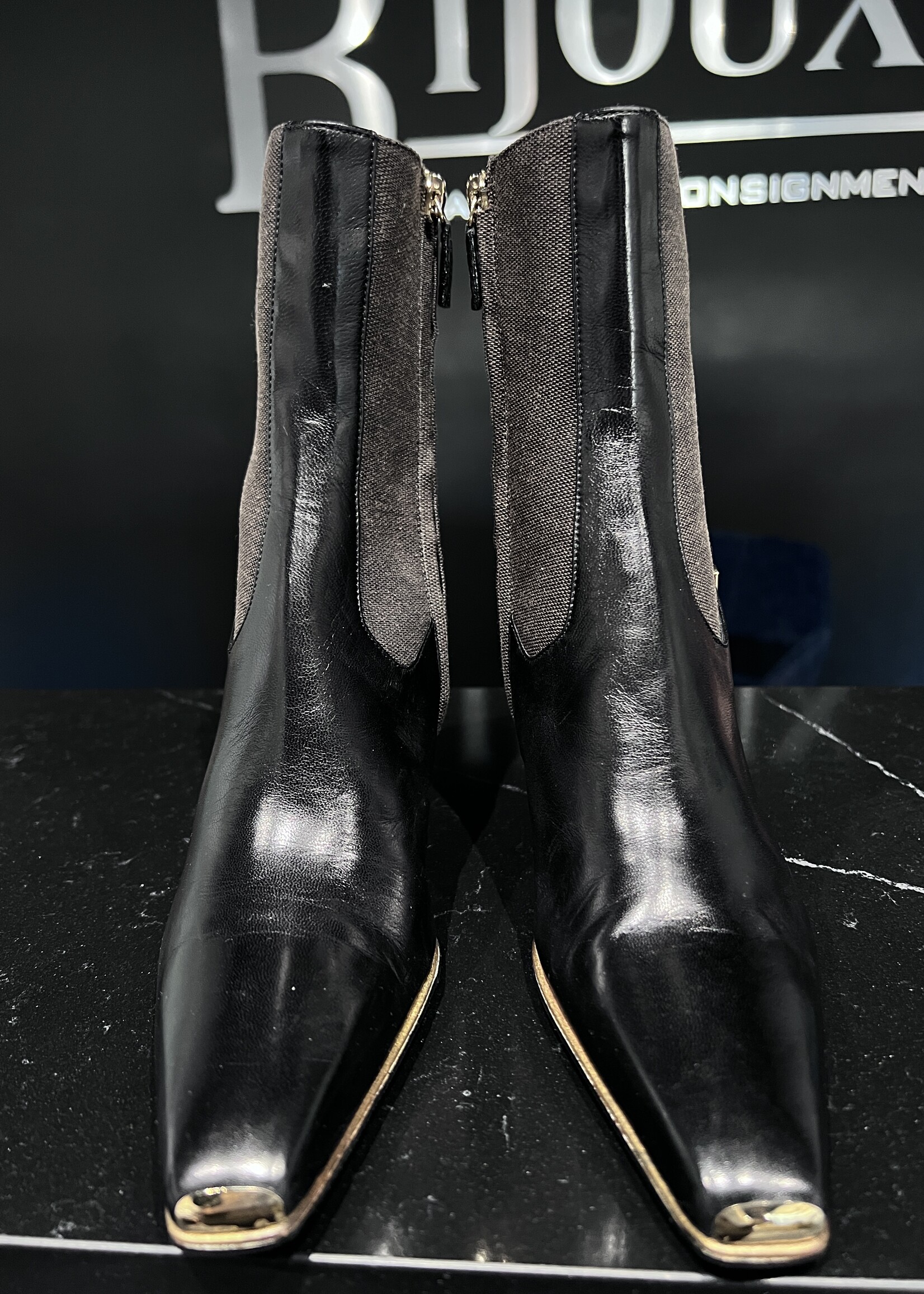 Gucci Gucci Leather Toe Boots 35.5