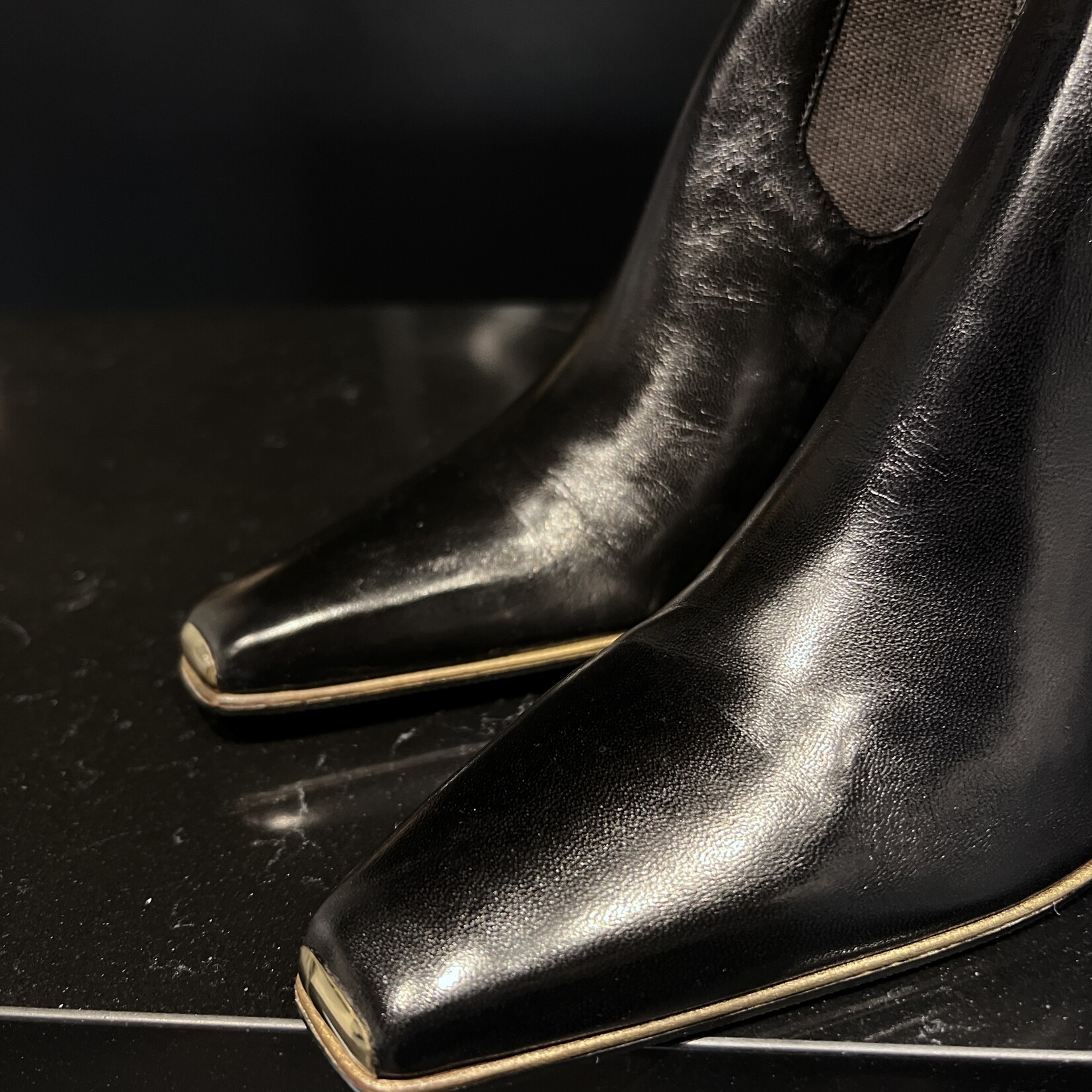 Gucci Gucci Leather Toe Boots 35.5