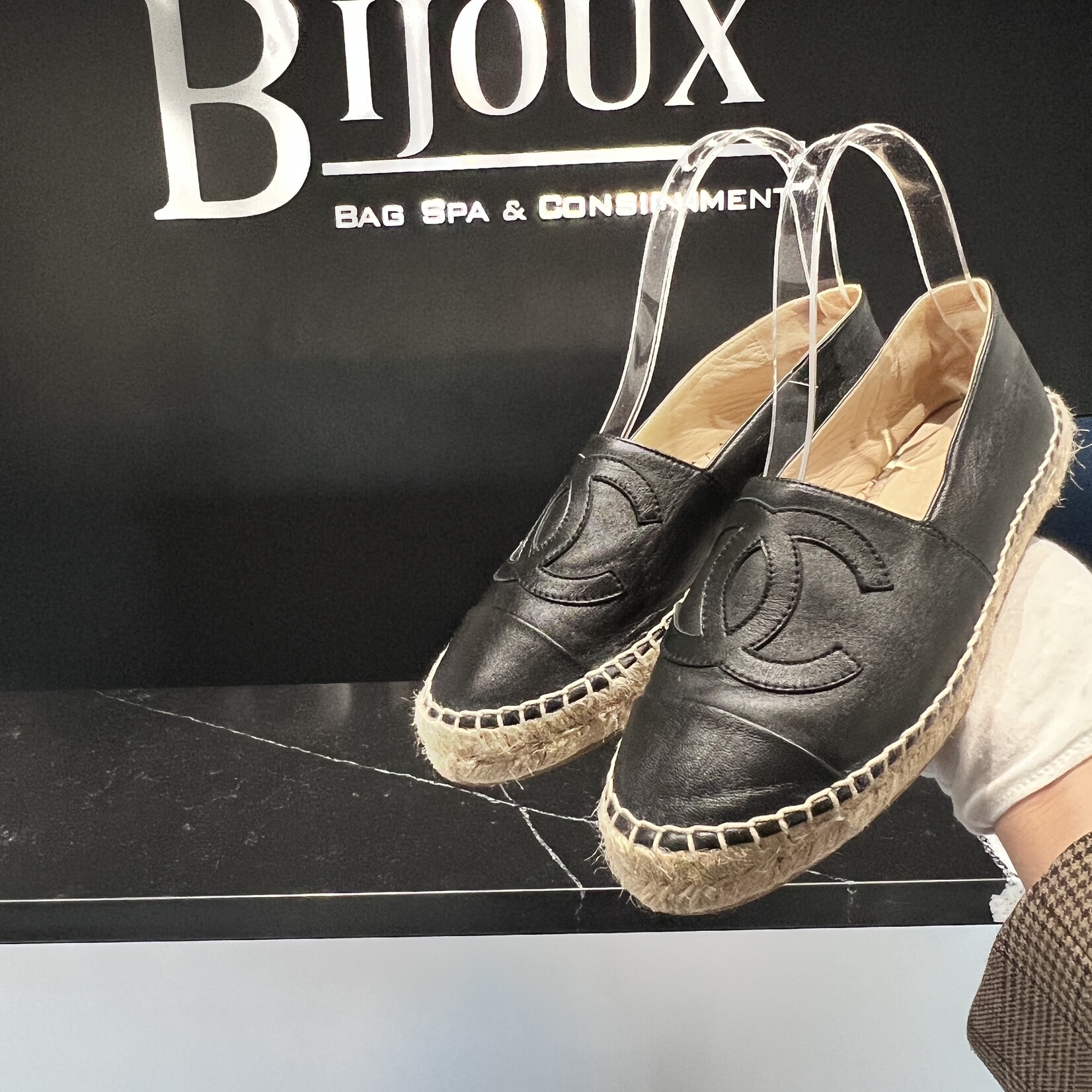 Chanel SOLD - Chanel Leather Espradilles