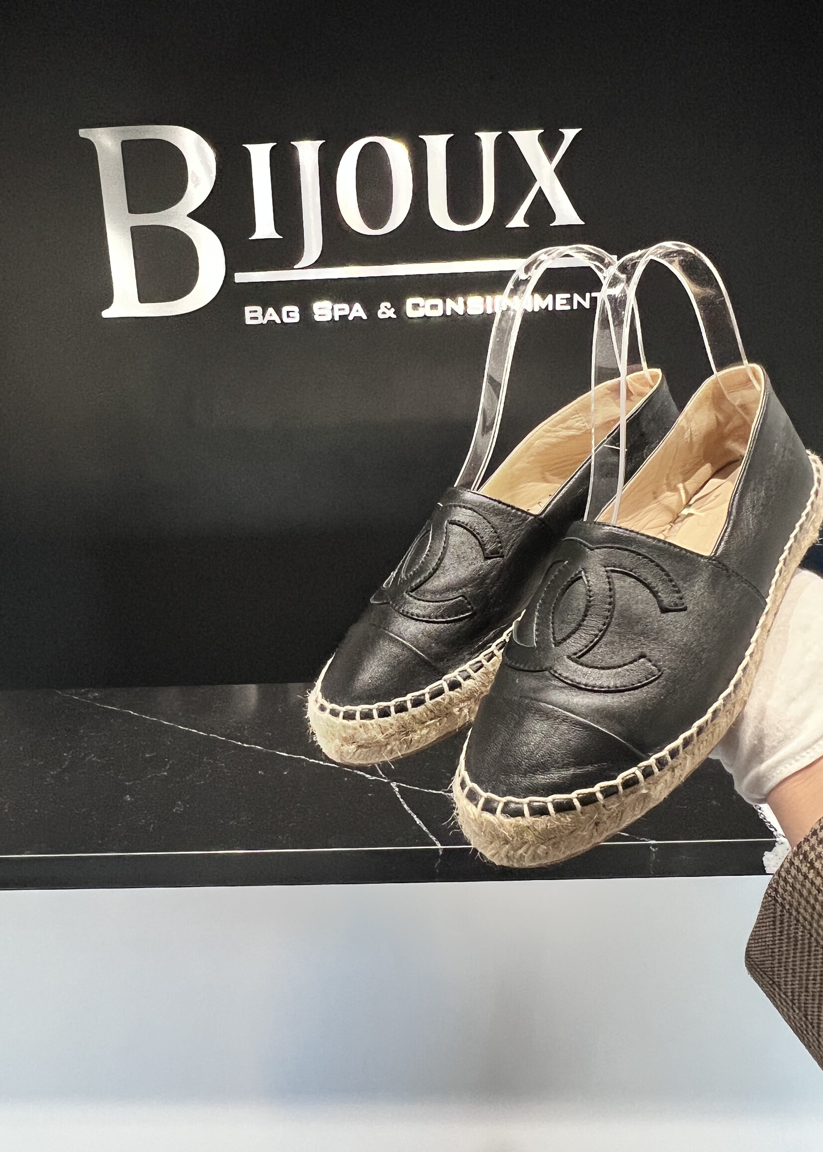 Chanel SOLD - Chanel Leather Espradilles