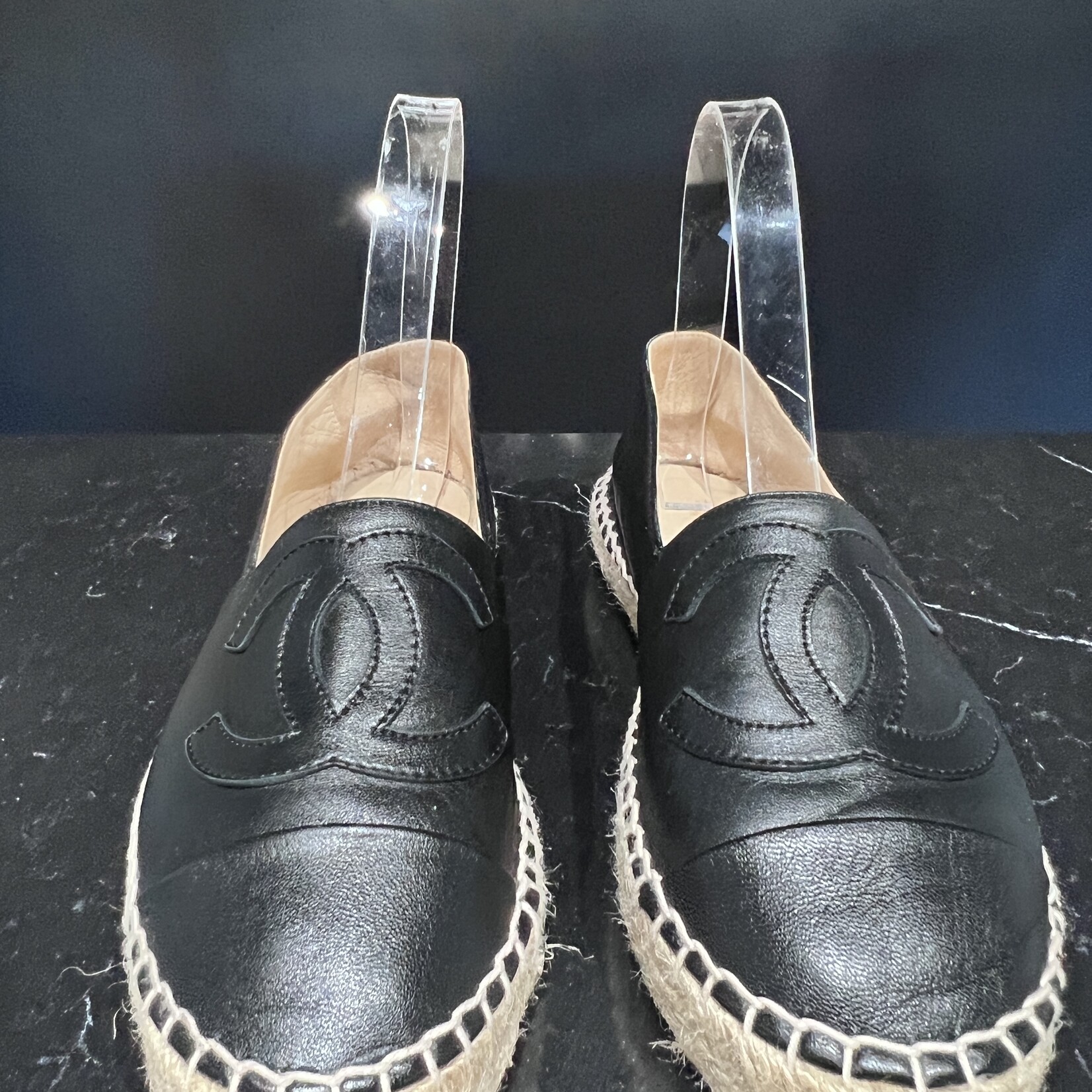 Chanel SOLD - Chanel Leather Espradilles