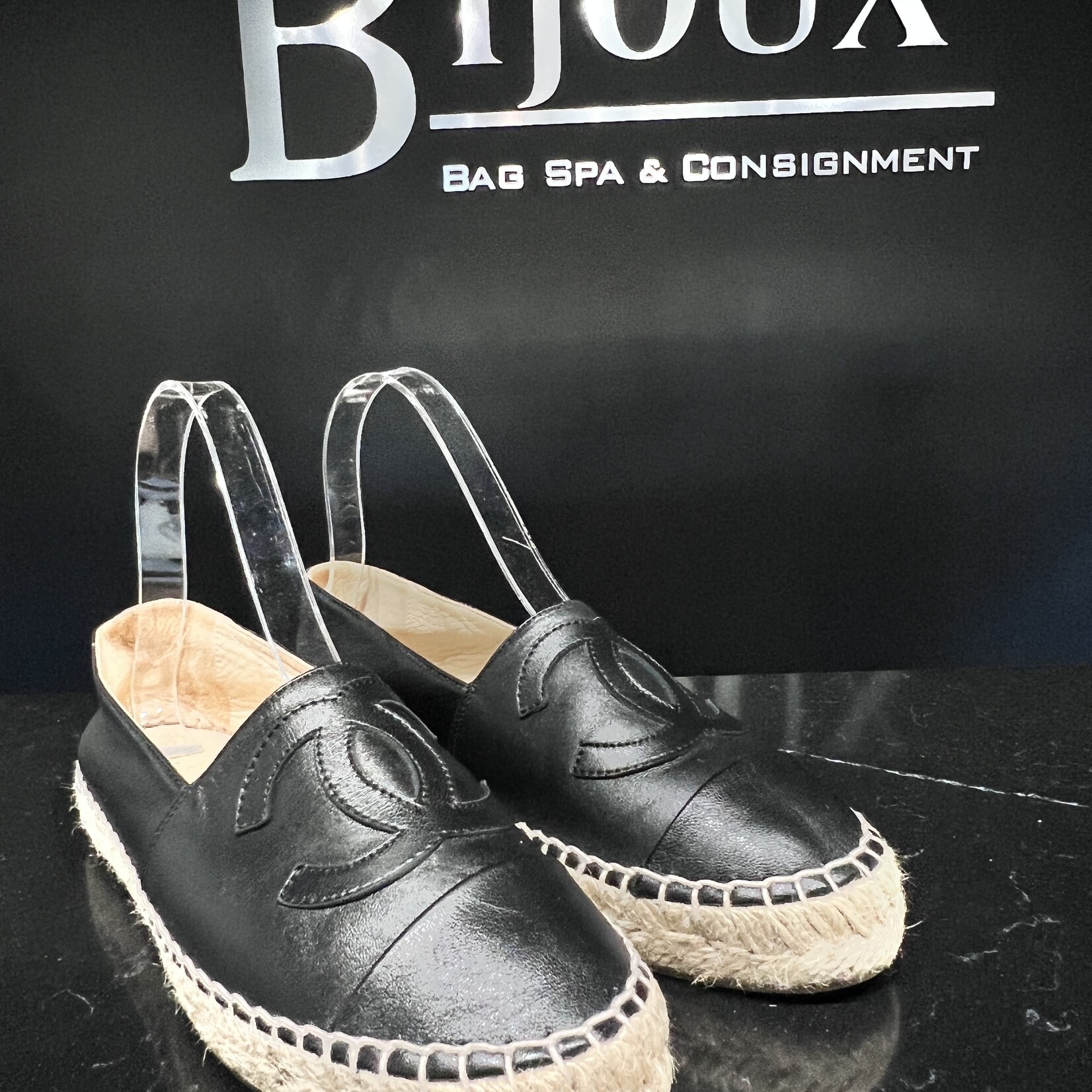 Chanel SOLD - Chanel Leather Espradilles