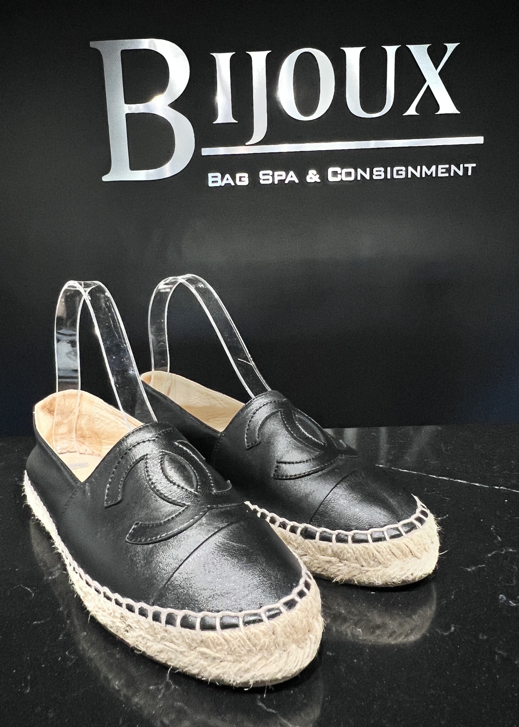 Chanel SOLD - Chanel Leather Espradilles