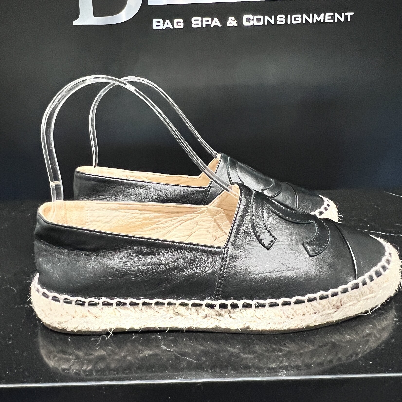 Chanel SOLD - Chanel Leather Espradilles