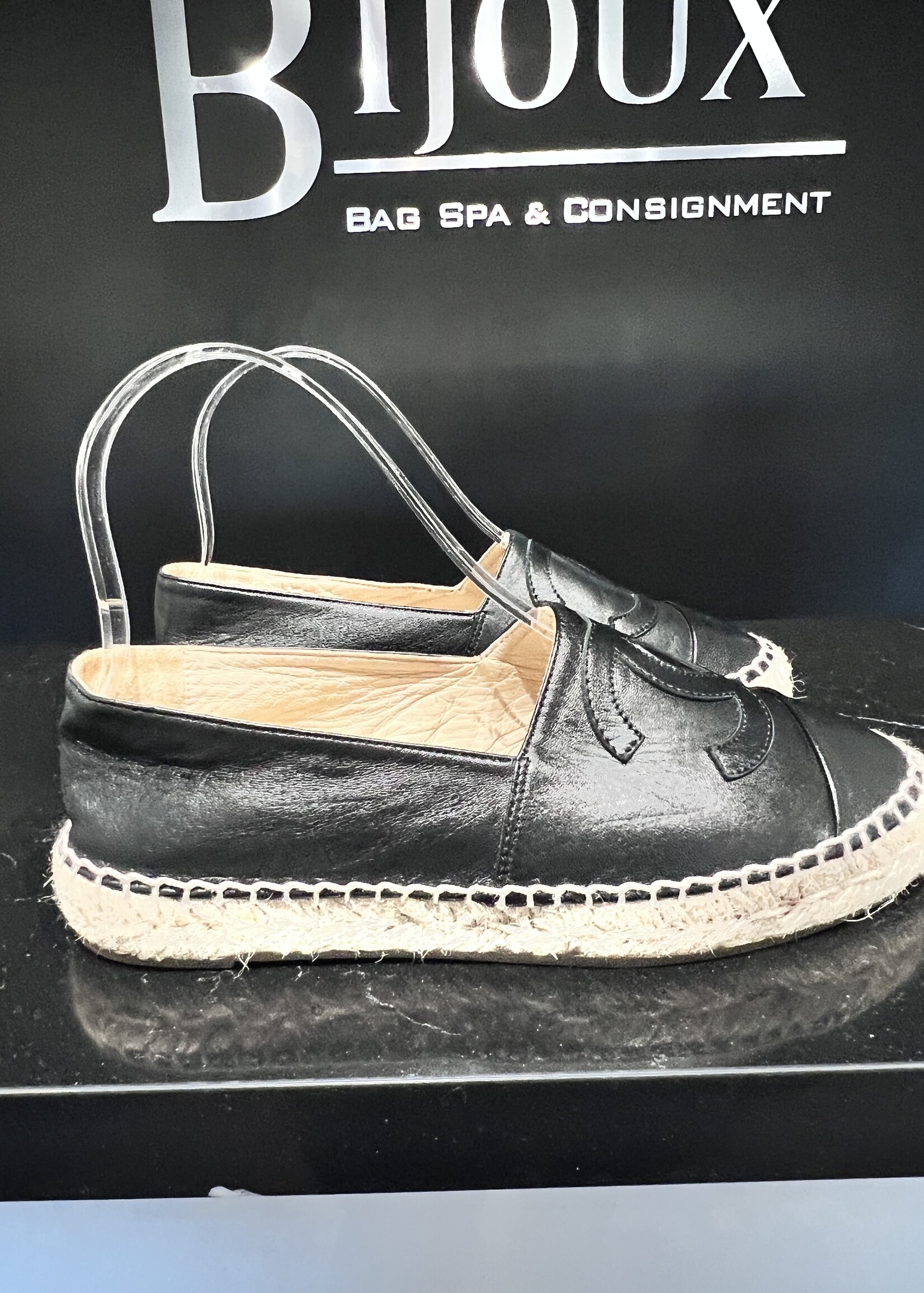 Chanel SOLD - Chanel Leather Espradilles