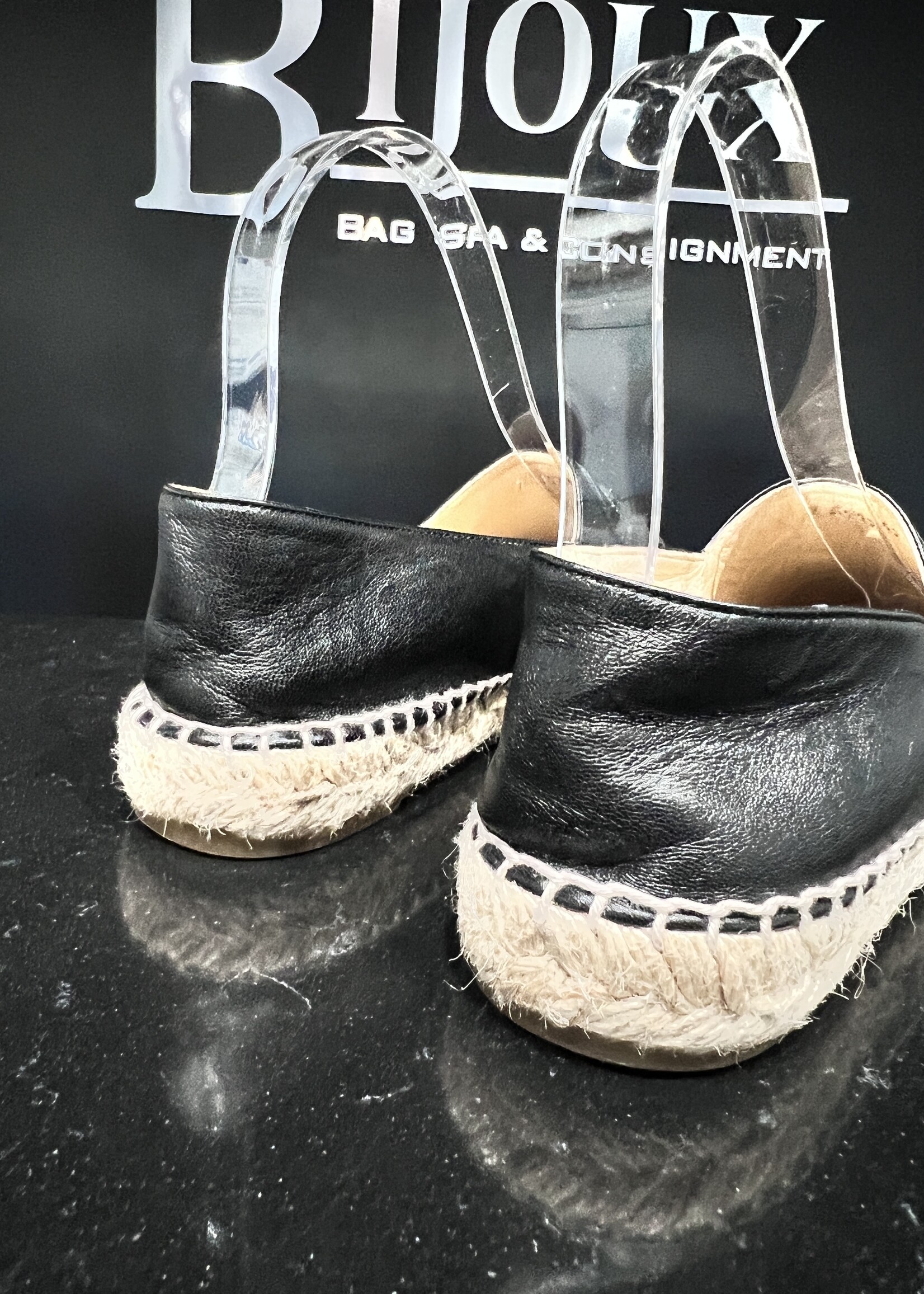 Chanel SOLD - Chanel Leather Espradilles