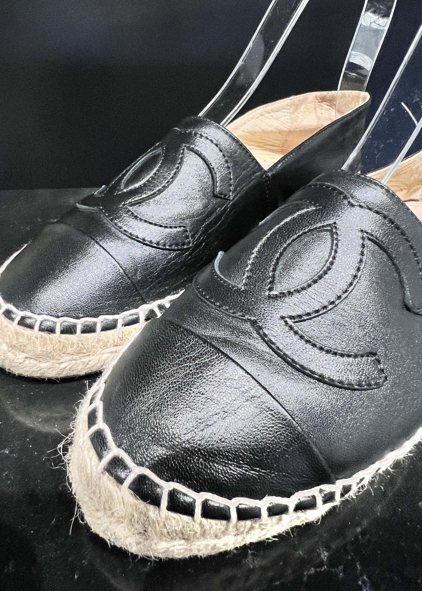 Chanel SOLD - Chanel Leather Espradilles