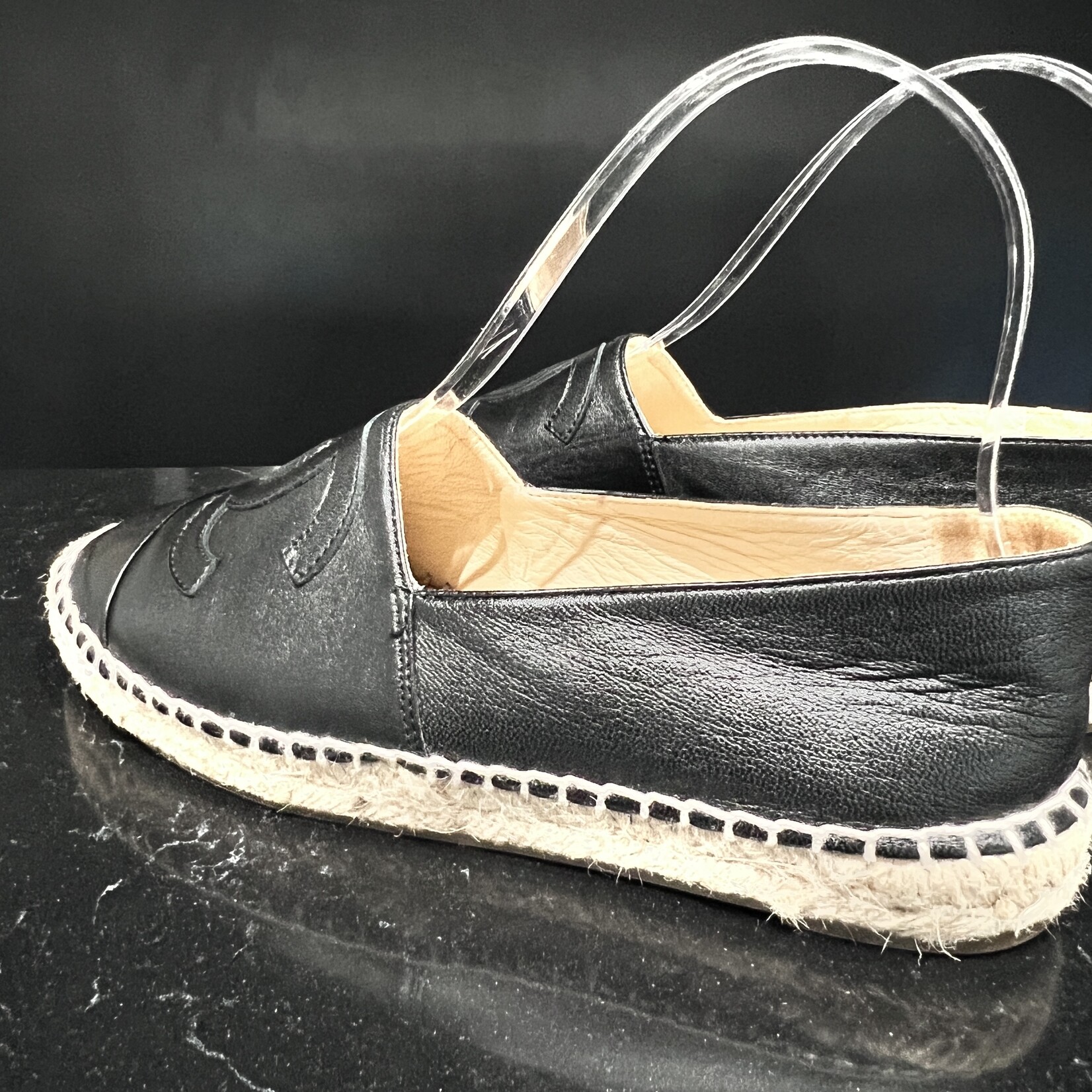 Chanel SOLD - Chanel Leather Espradilles