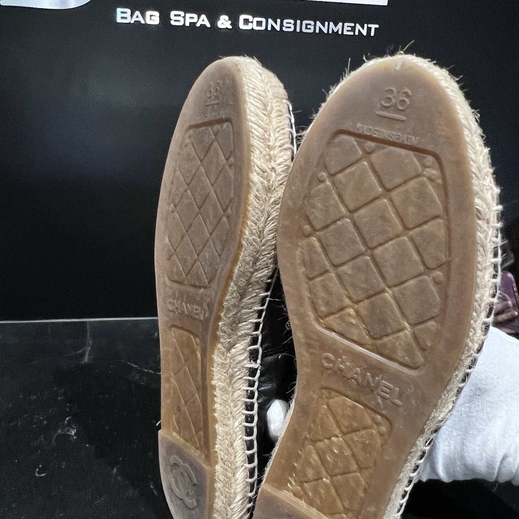 Chanel SOLD - Chanel Leather Espradilles