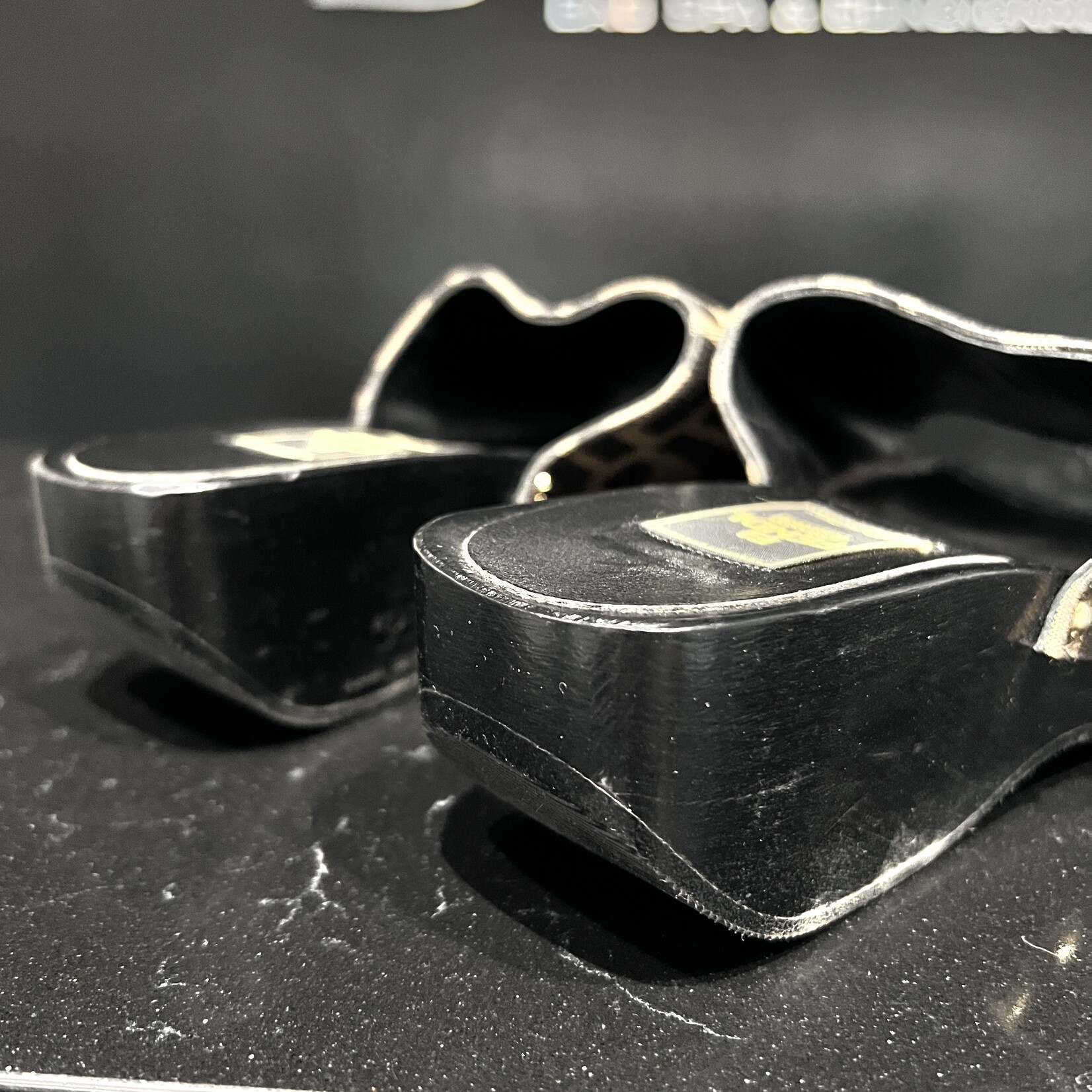 Fendi Fendi Monogram Heeled Slides