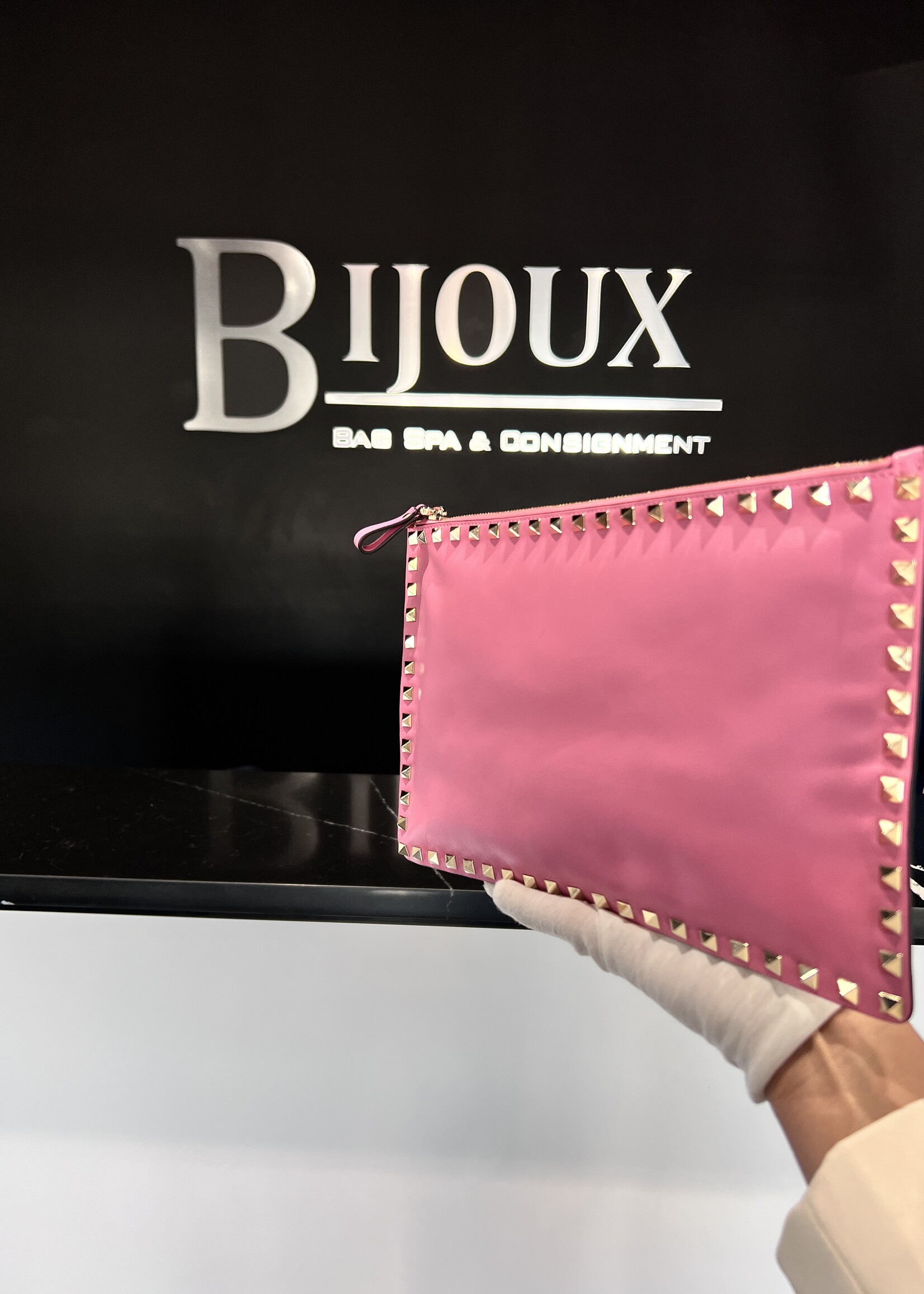 Valentino Valentino Rockstud Clutch