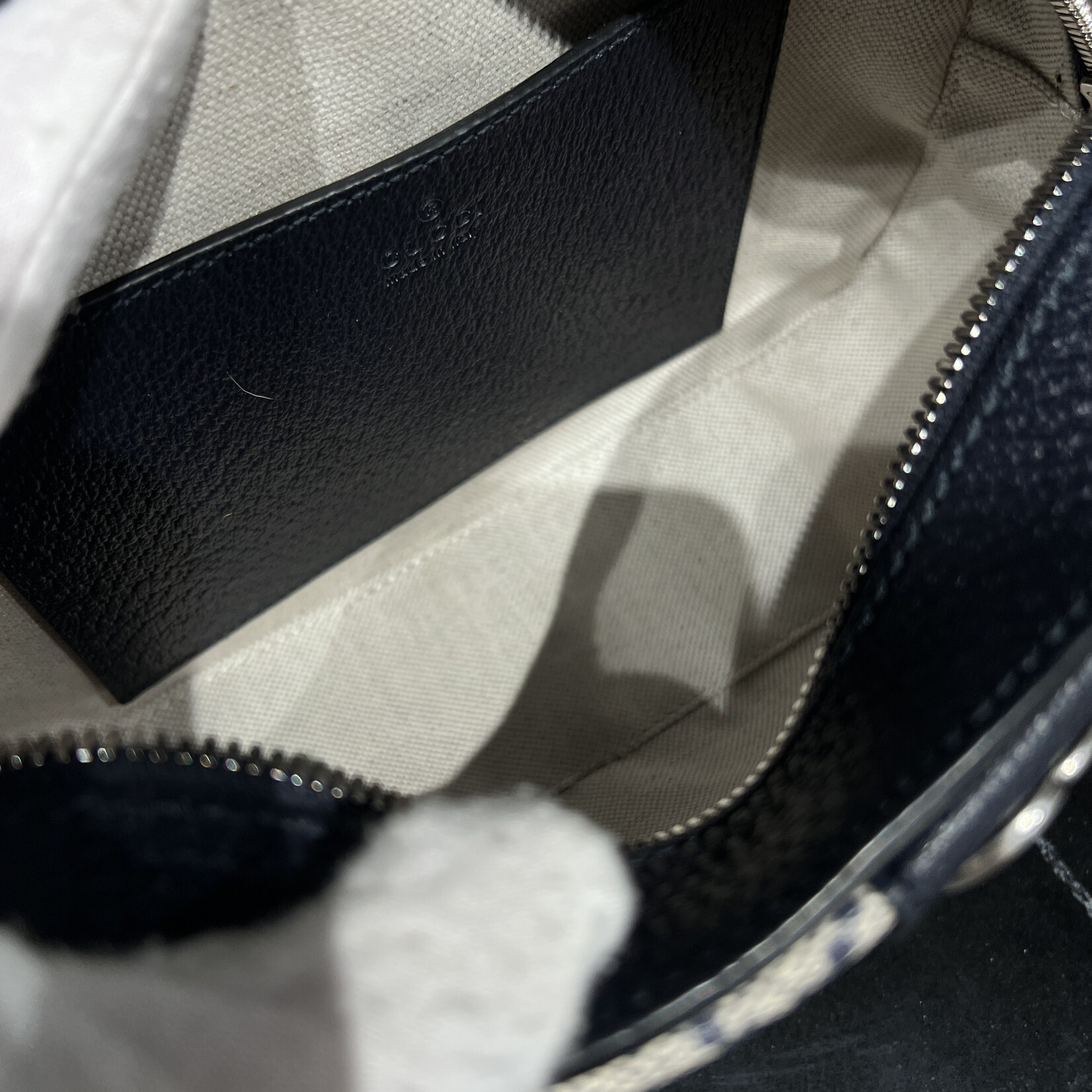 Gucci Gucci Navy Ophidia Camera Crossbody Bag