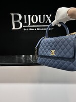 Chanel SOLD - Chanel Medium Coco Handle Blue
