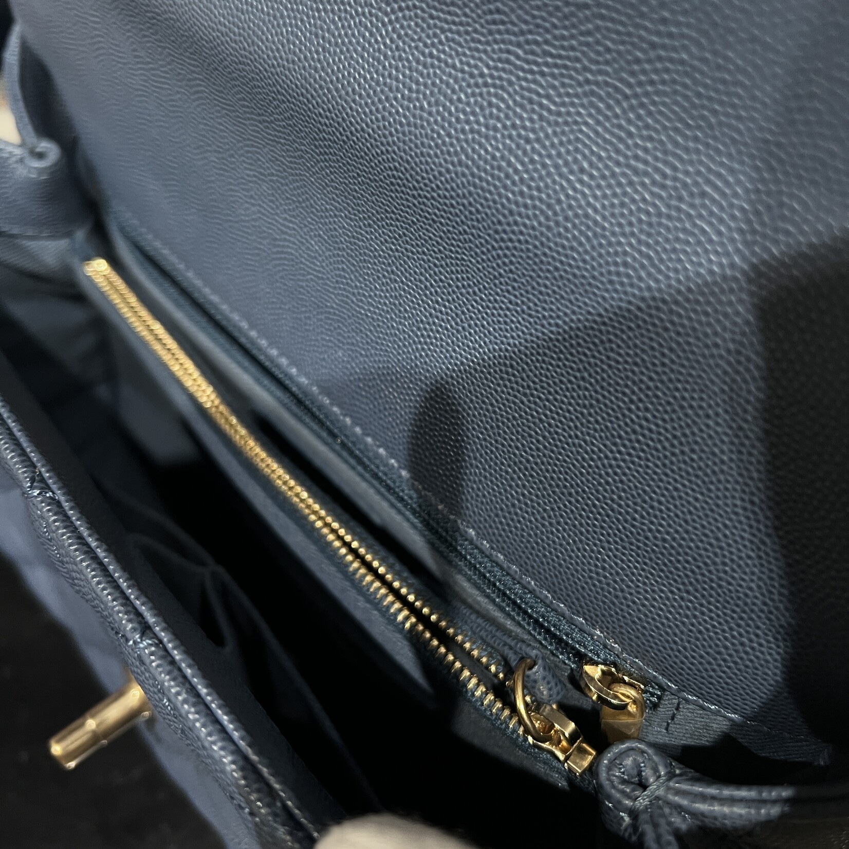 Chanel SOLD - Chanel Medium Coco Handle Blue
