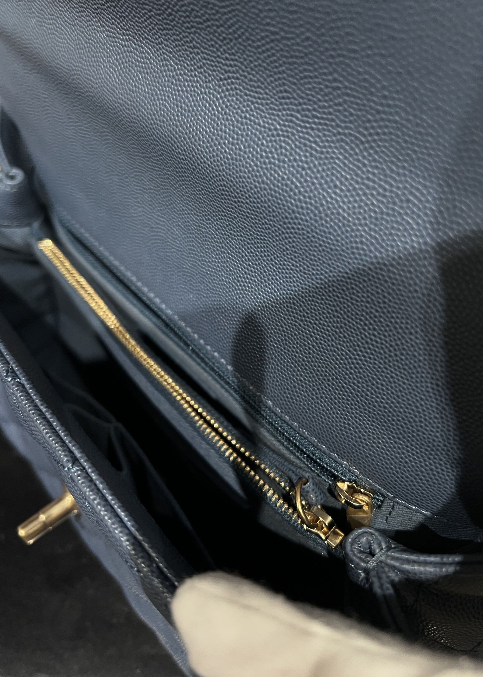 Chanel SOLD - Chanel Medium Coco Handle Blue