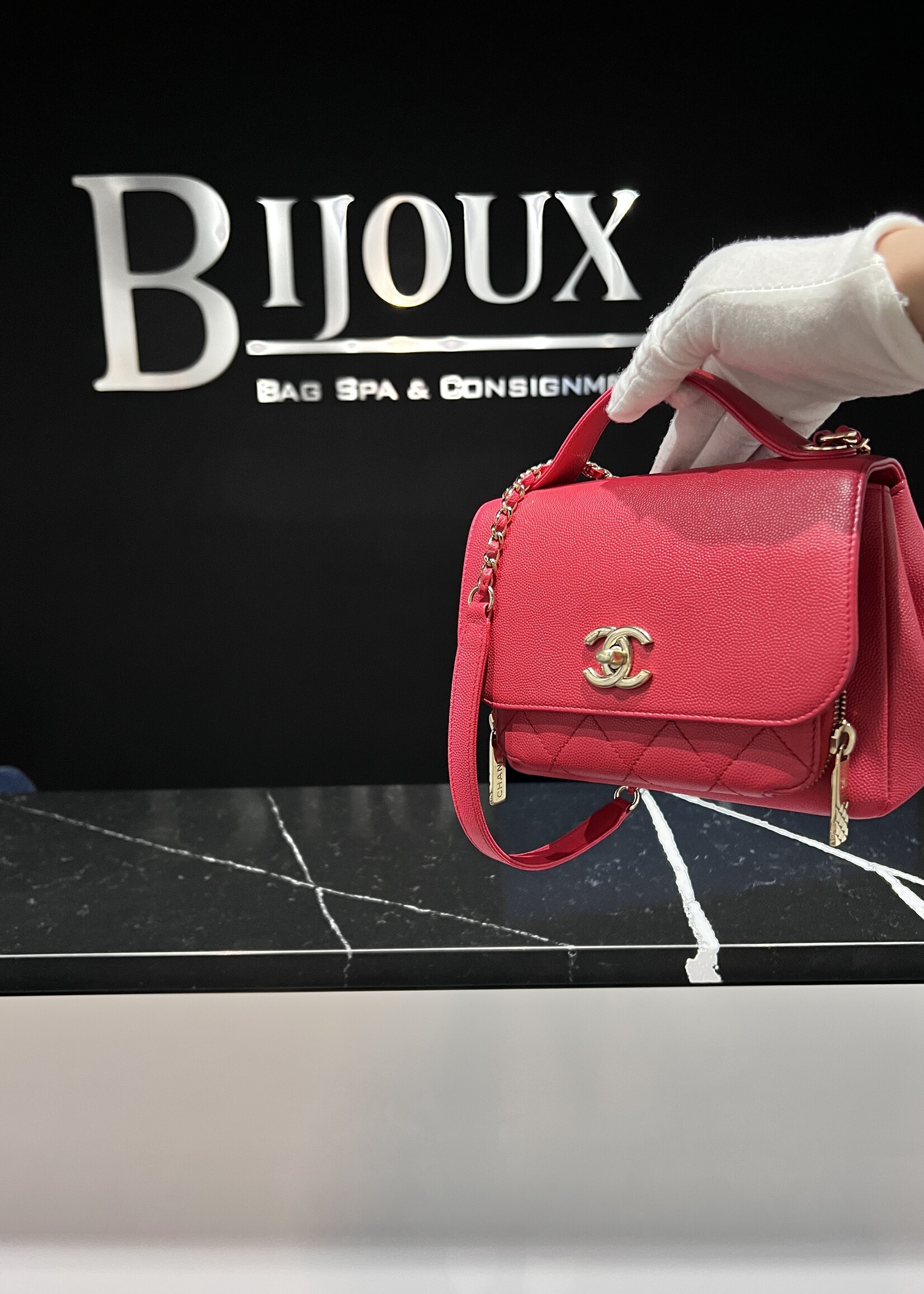 Chanel SOLD - Chanel Business Affinity Red