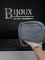 Chanel SOLD - Chanel Small Casual Trip Camera Case Blue