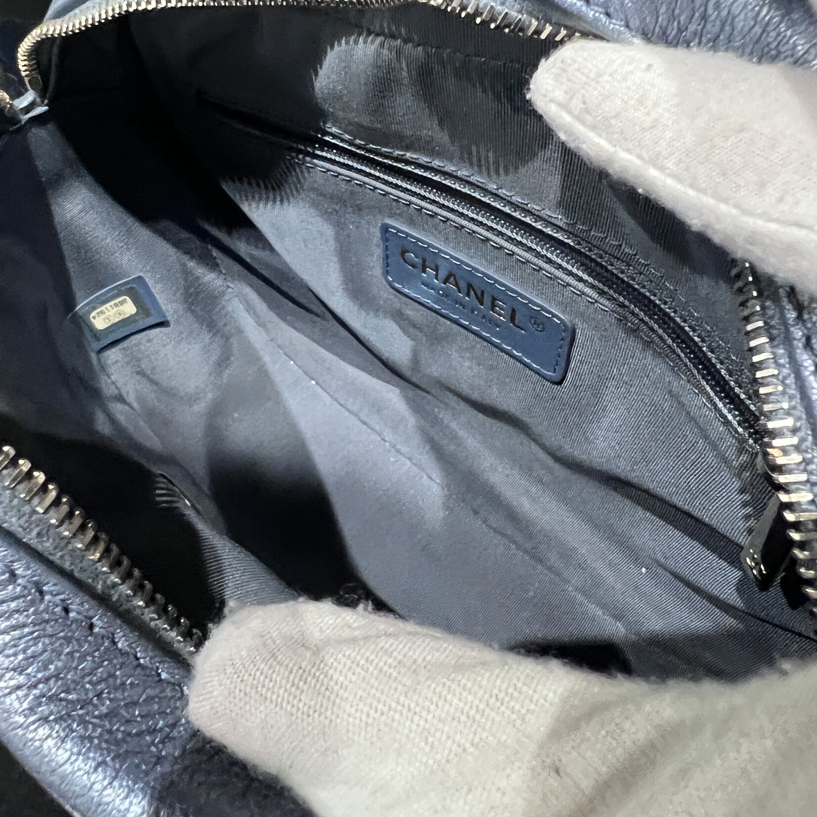 Chanel SOLD - Chanel Small Casual Trip Camera Case Blue