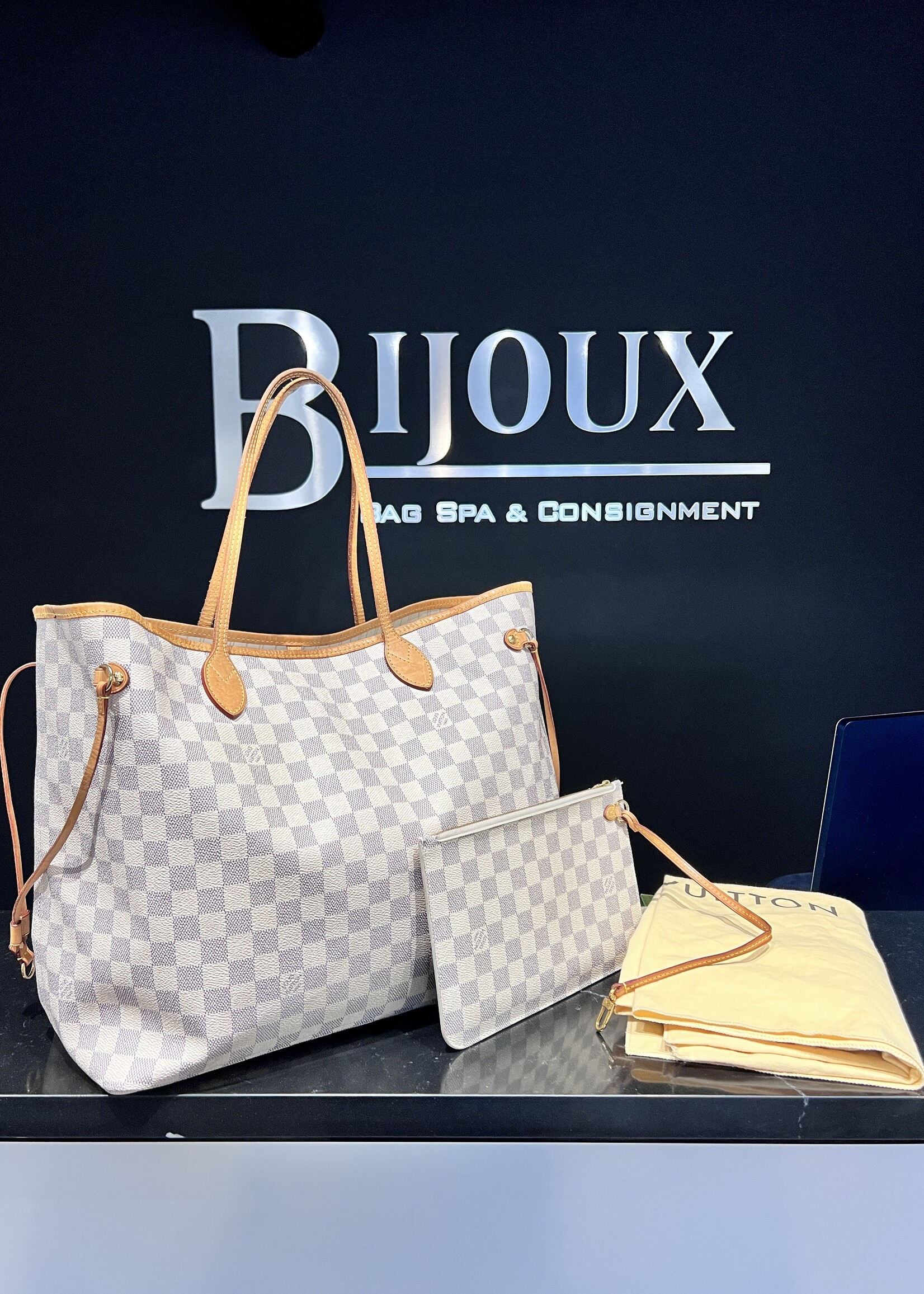 Louis Vuitton SOLD- Louis Vuitton Neverfull GM Damier Azur