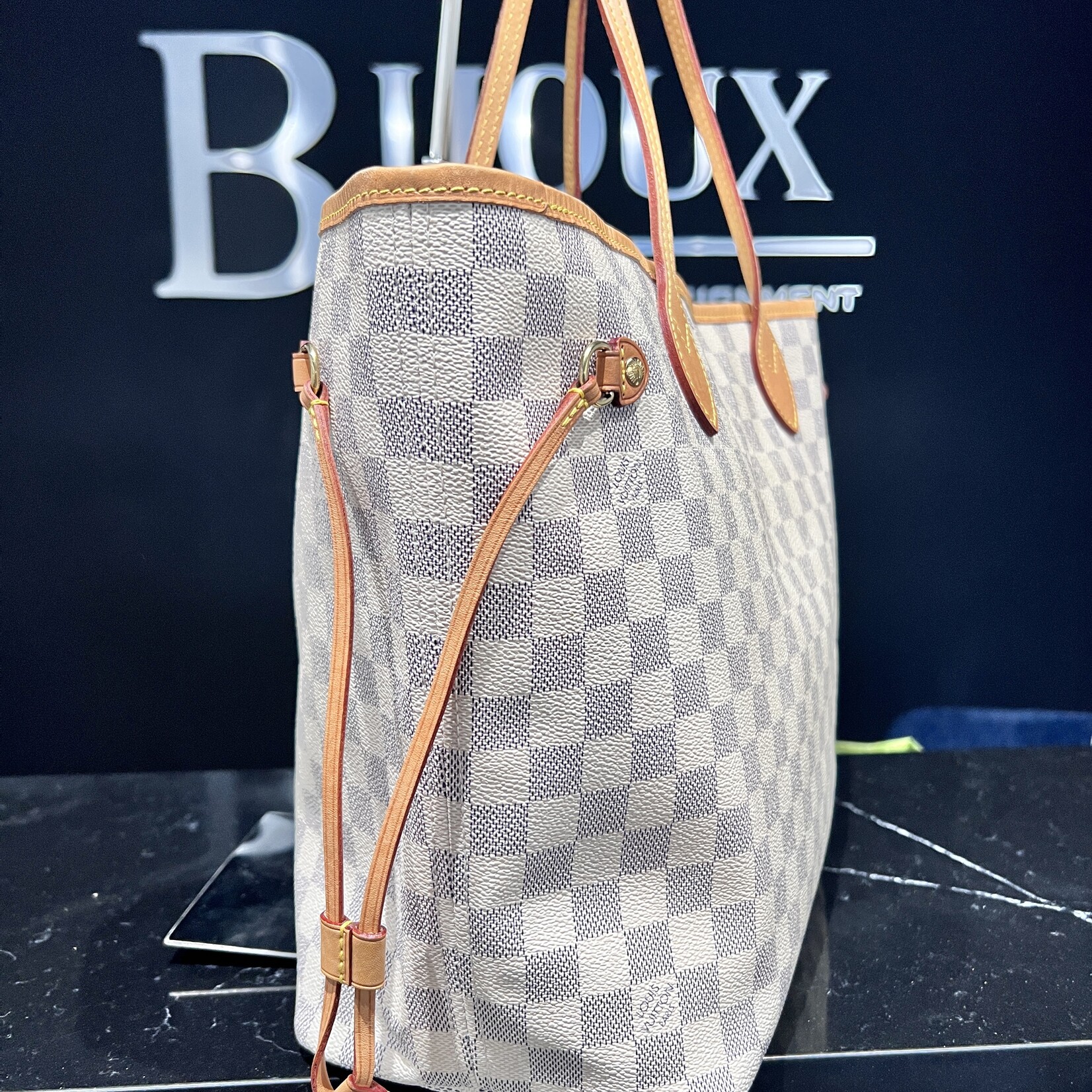 Louis Vuitton SOLD- Louis Vuitton Neverfull Damier Azur MM