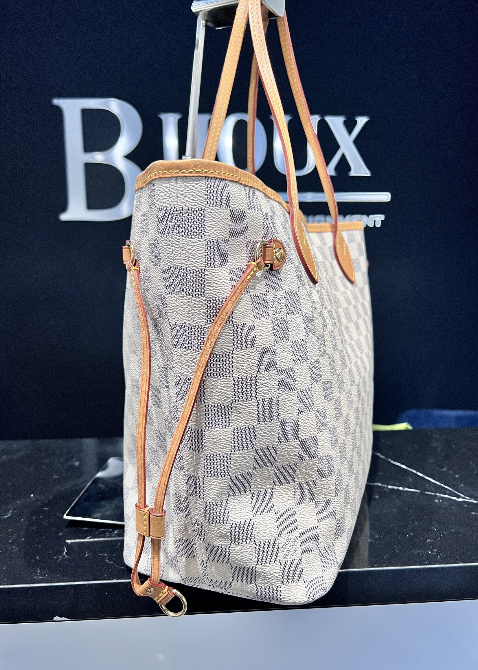 Louis Vuitton SOLD- Louis Vuitton Neverfull Damier Azur MM