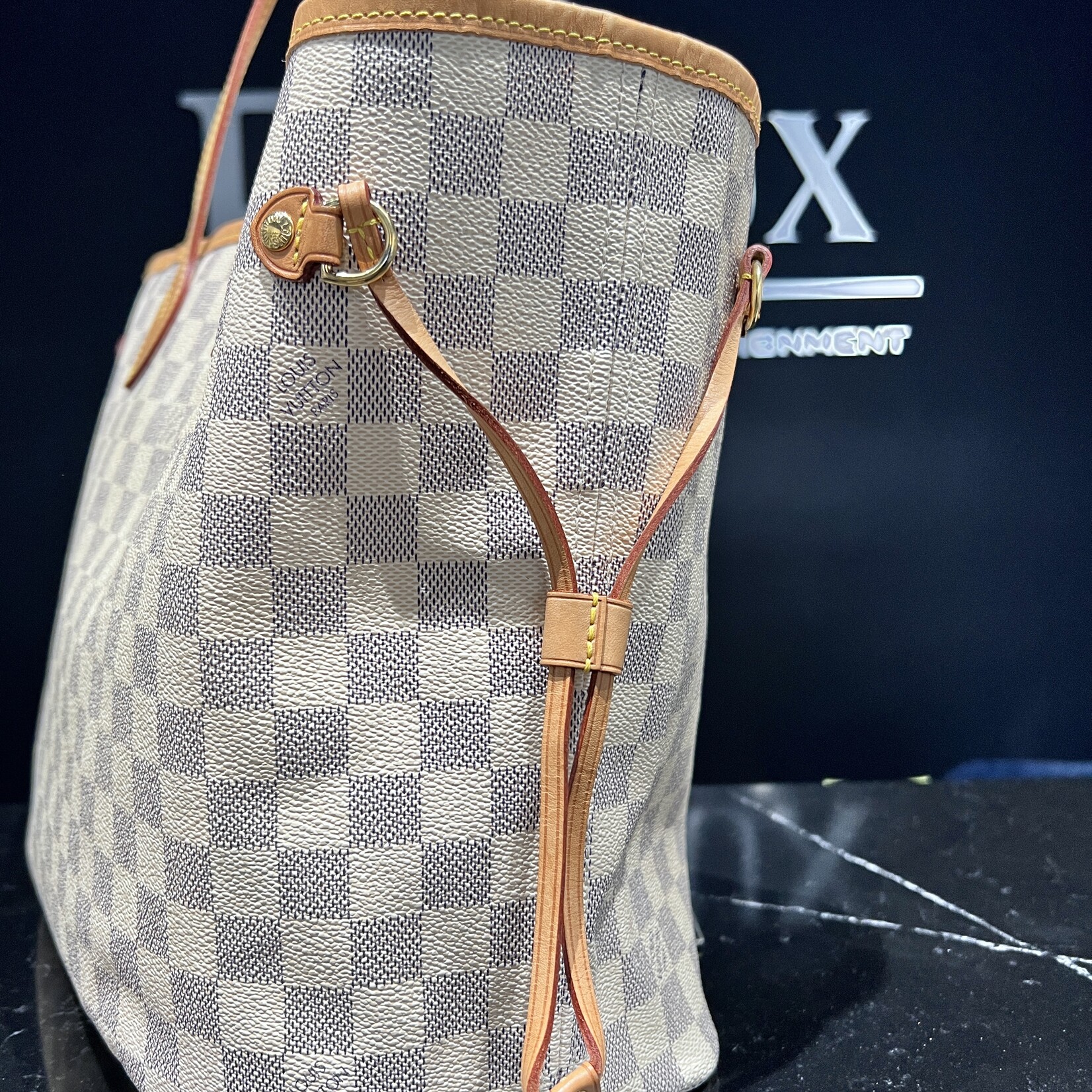Louis Vuitton SOLD- Louis Vuitton Neverfull Damier Azur MM