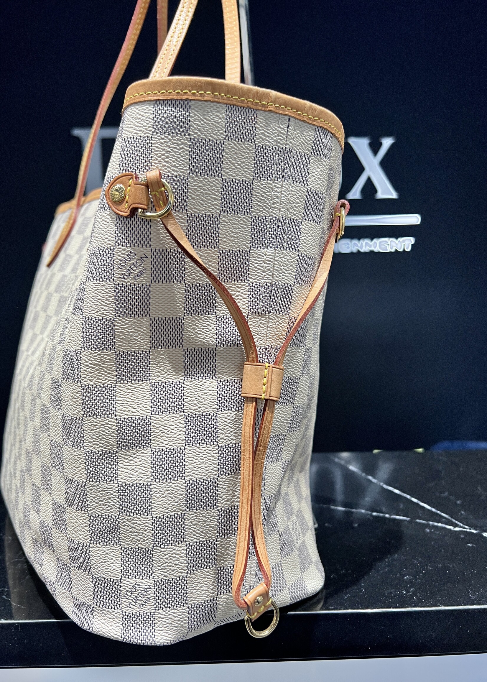 Louis Vuitton SOLD- Louis Vuitton Neverfull Damier Azur MM