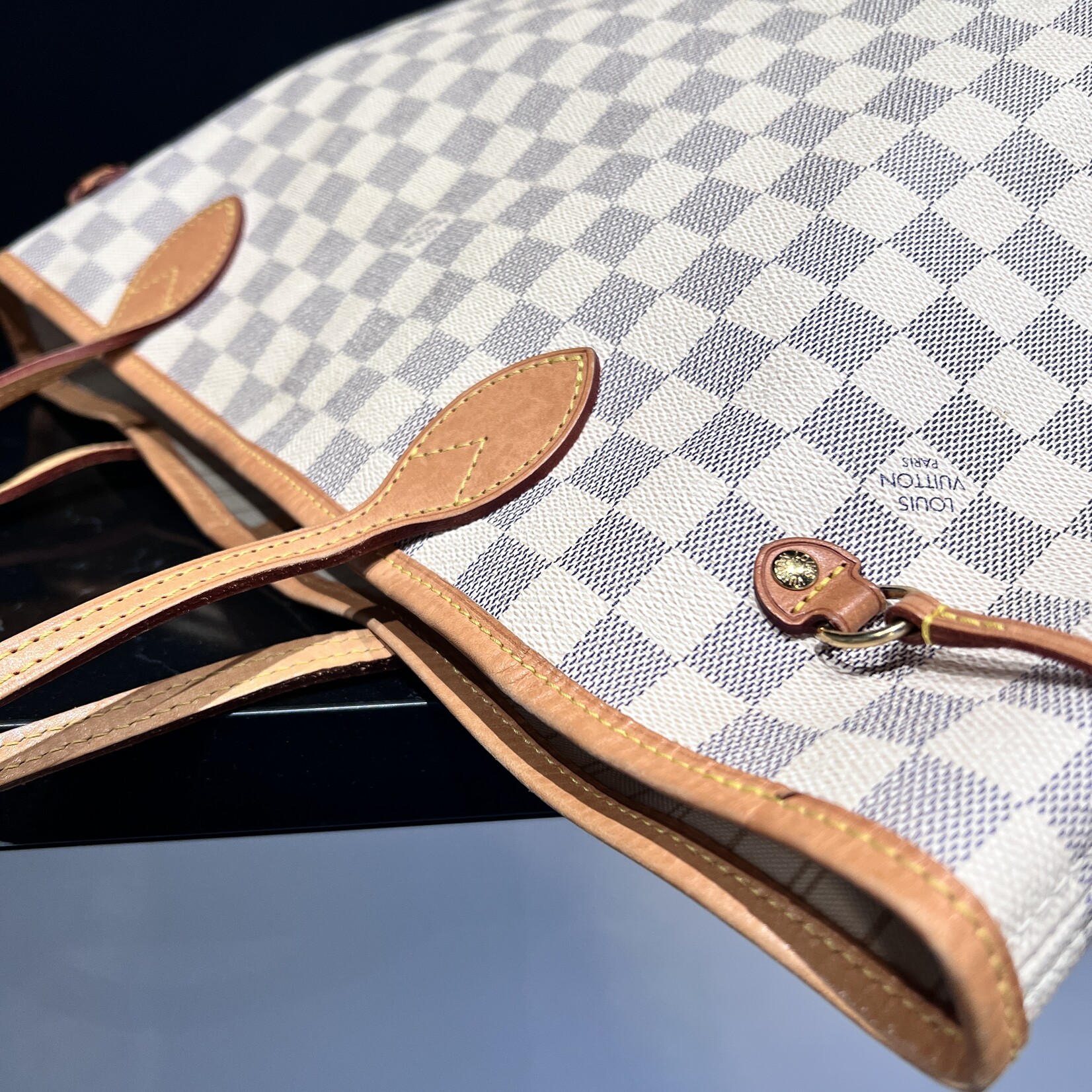 Louis Vuitton SOLD- Louis Vuitton Neverfull Damier Azur MM