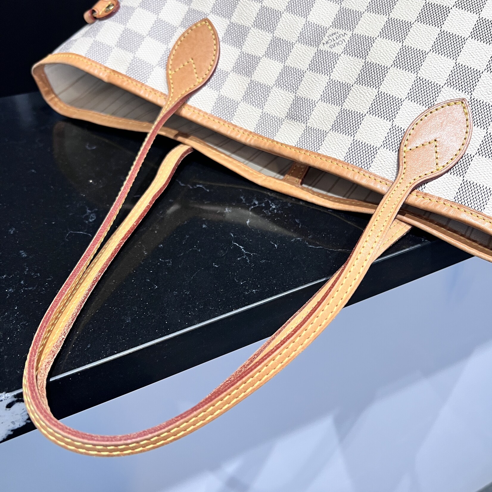 Louis Vuitton SOLD- Louis Vuitton Neverfull Damier Azur MM
