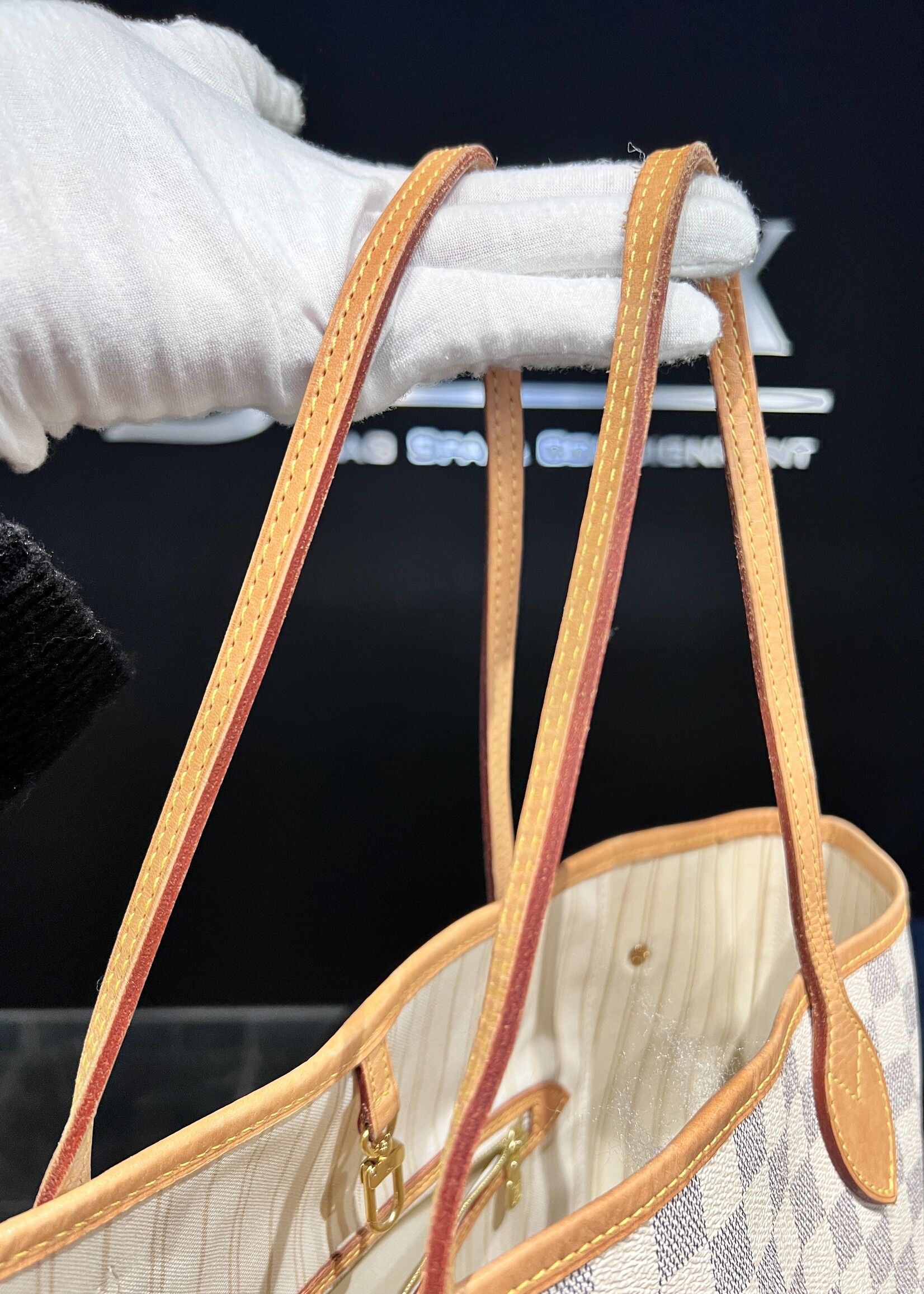 Louis Vuitton SOLD- Louis Vuitton Neverfull Damier Azur MM