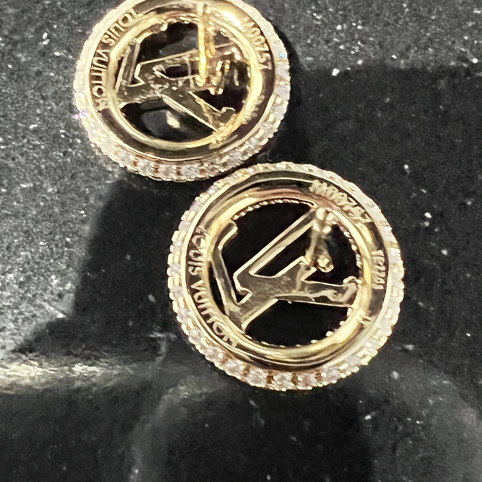 Louis Vuitton SOLD- Louis Vuitton Louise By Night Earrings