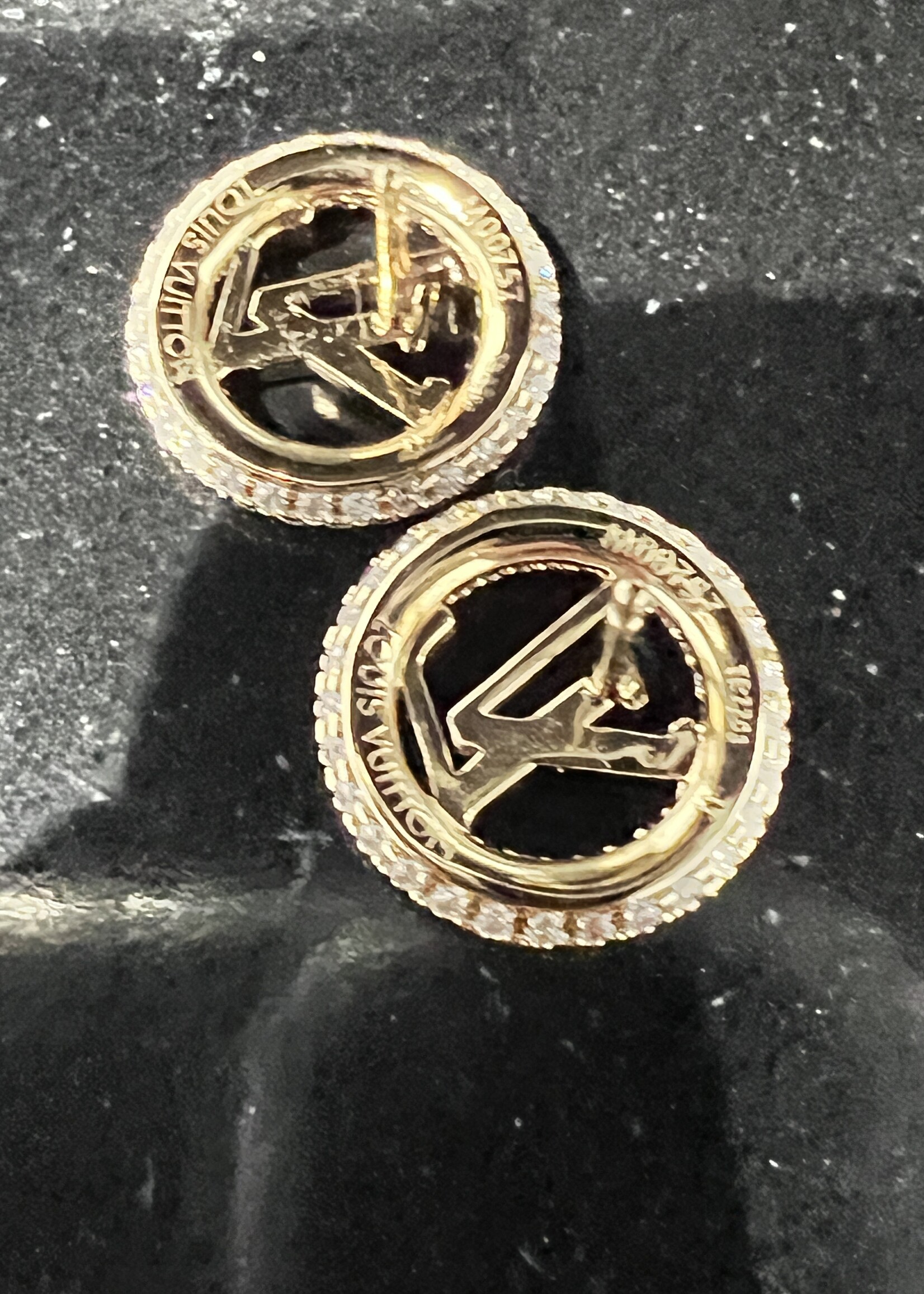 Louis Vuitton SOLD- Louis Vuitton Louise By Night Earrings