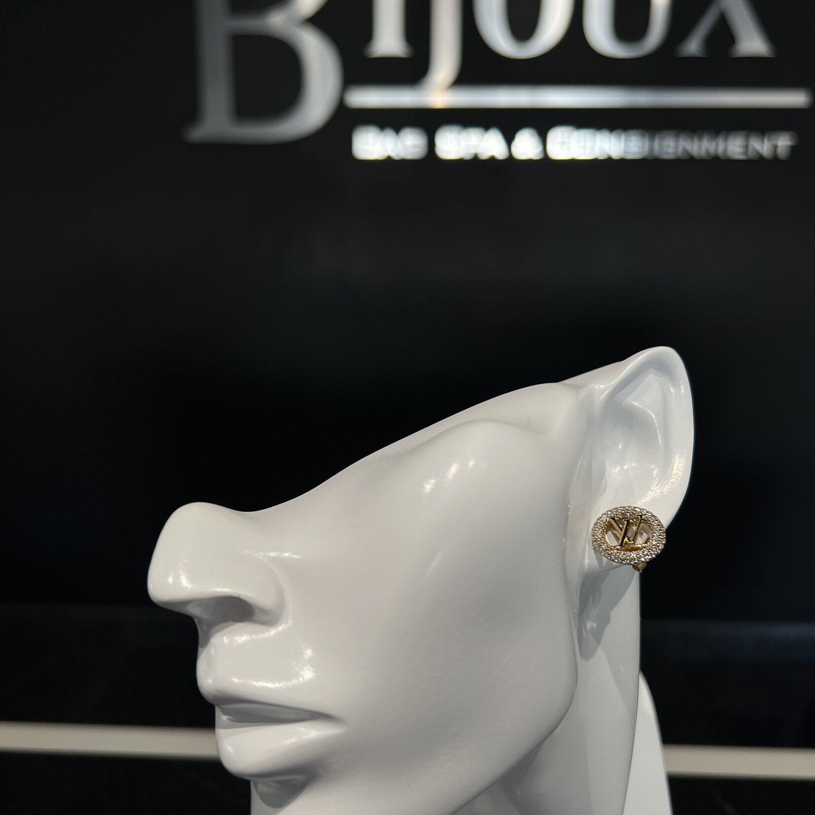 Louis Vuitton SOLD- Louis Vuitton Louise By Night Earrings