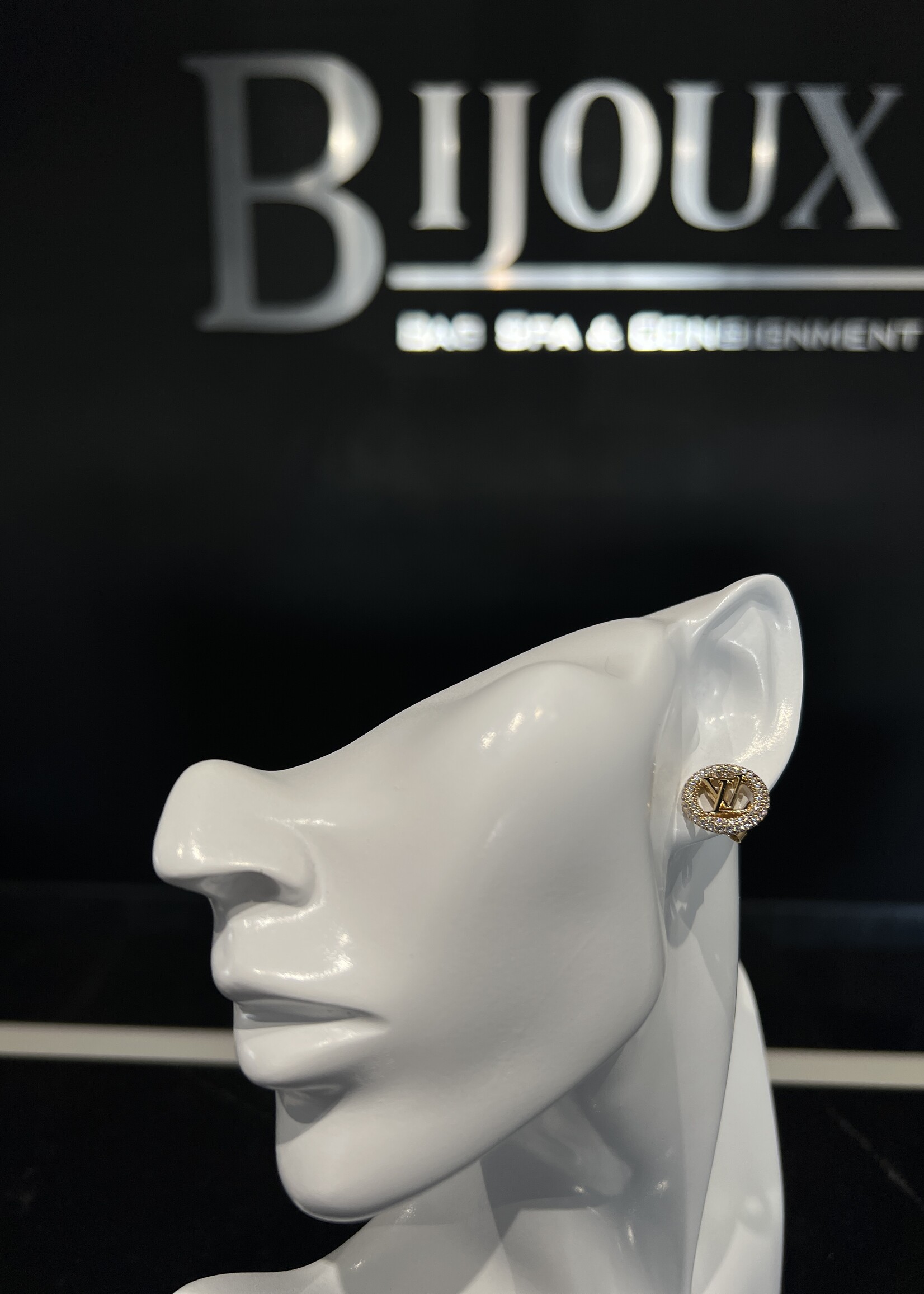 Louis Vuitton SOLD- Louis Vuitton Louise By Night Earrings