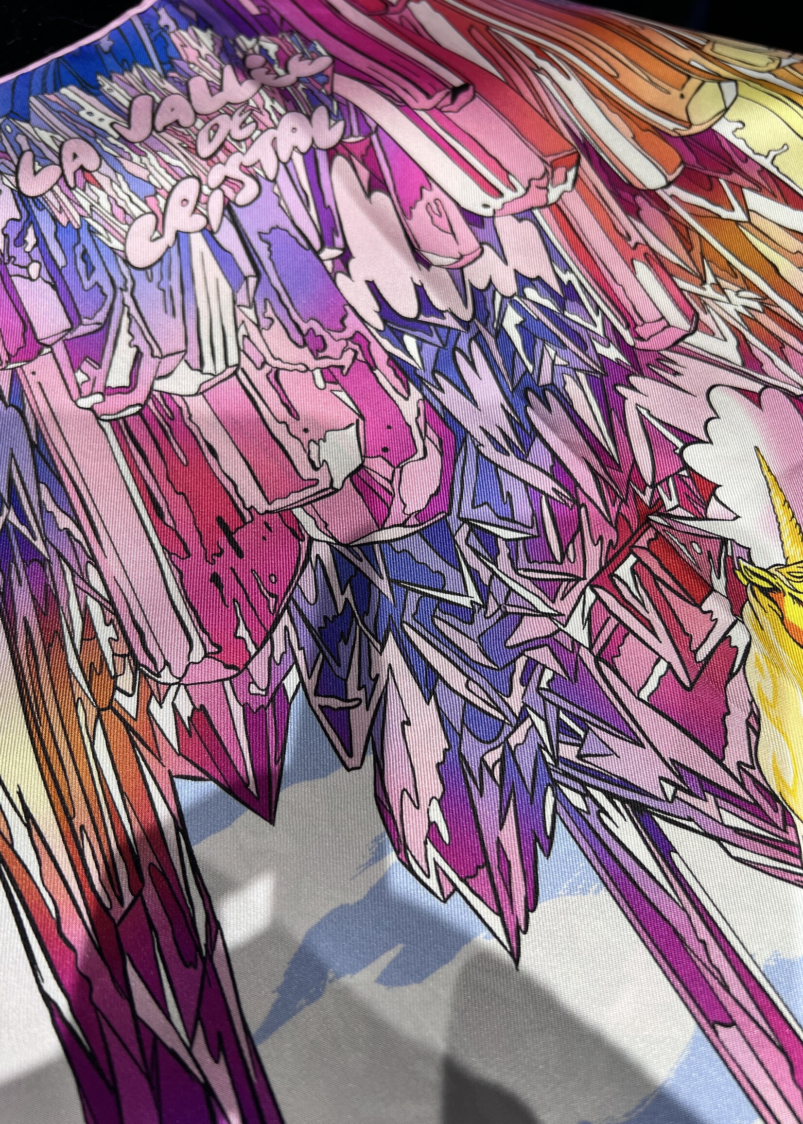 Hermes SOLD- Hermes Valle De Crystal Scarf 90