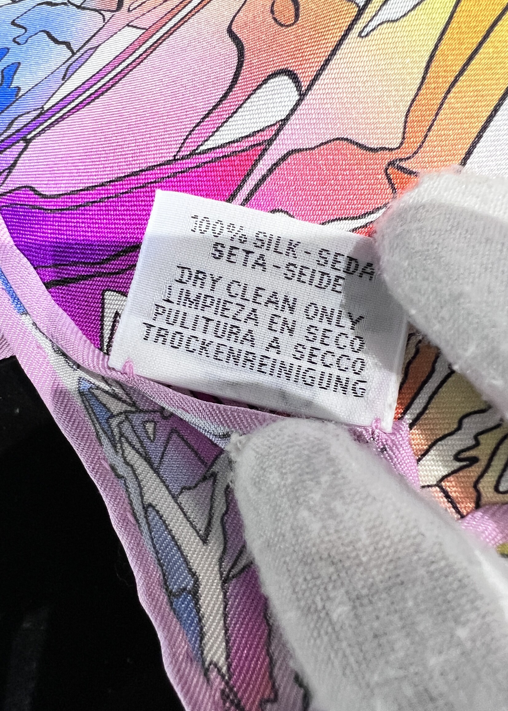 Hermes SOLD- Hermes Valle De Crystal Scarf 90