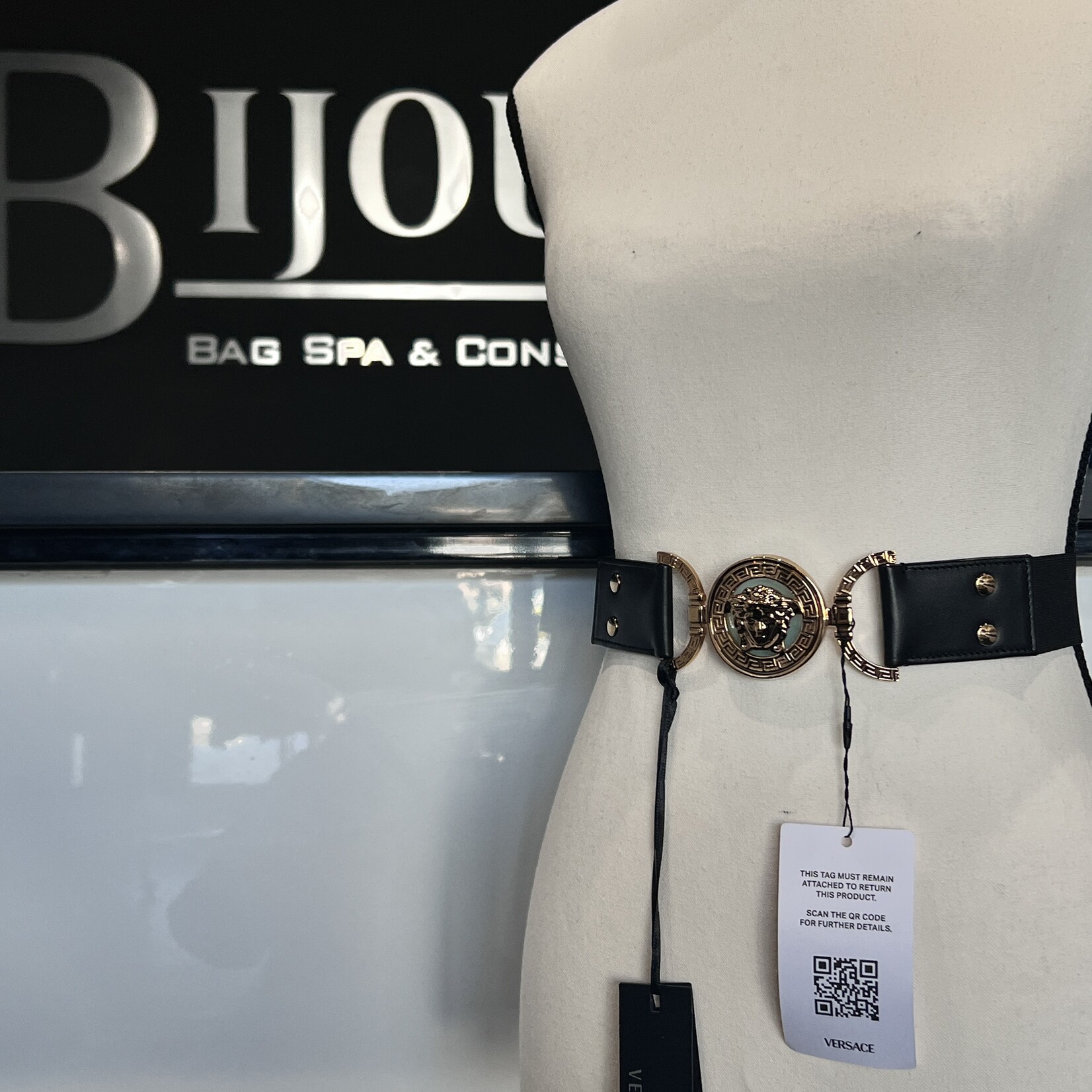 Versace Versace Elastic Belt