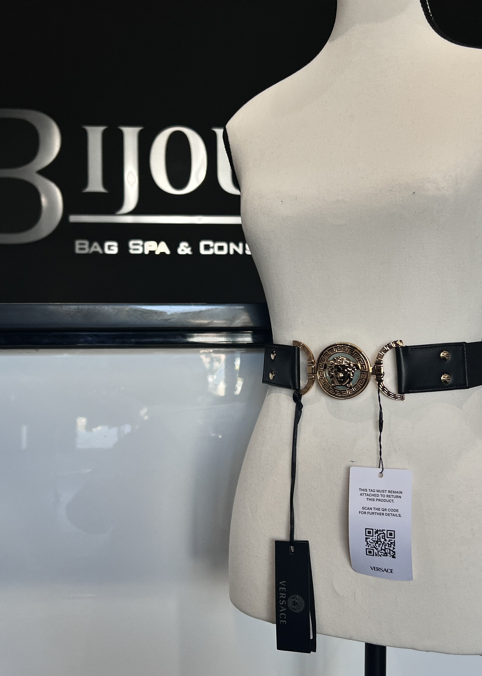 Versace Versace Elastic Belt