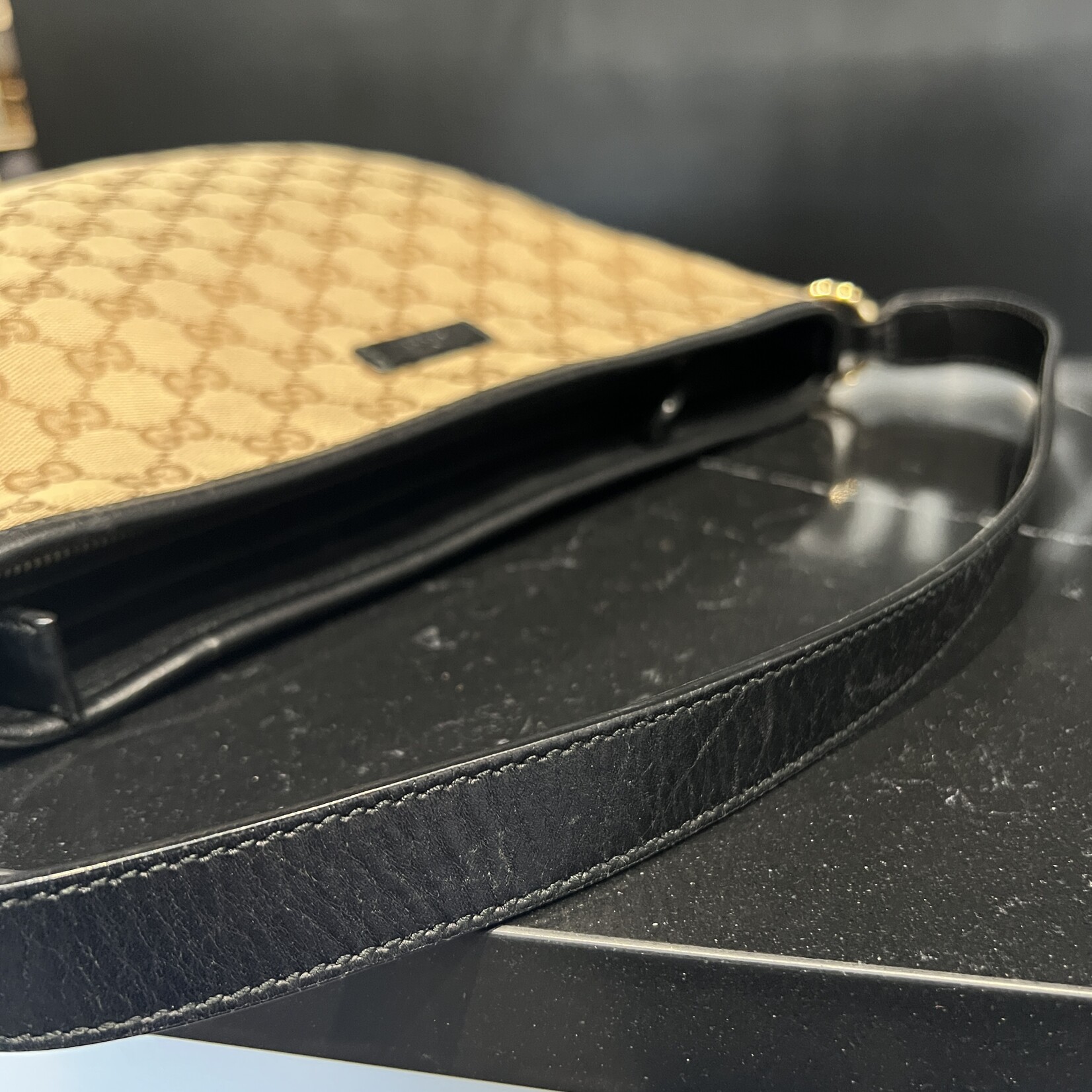 Gucci SOLD - Gucci Canvas shoulder Bag