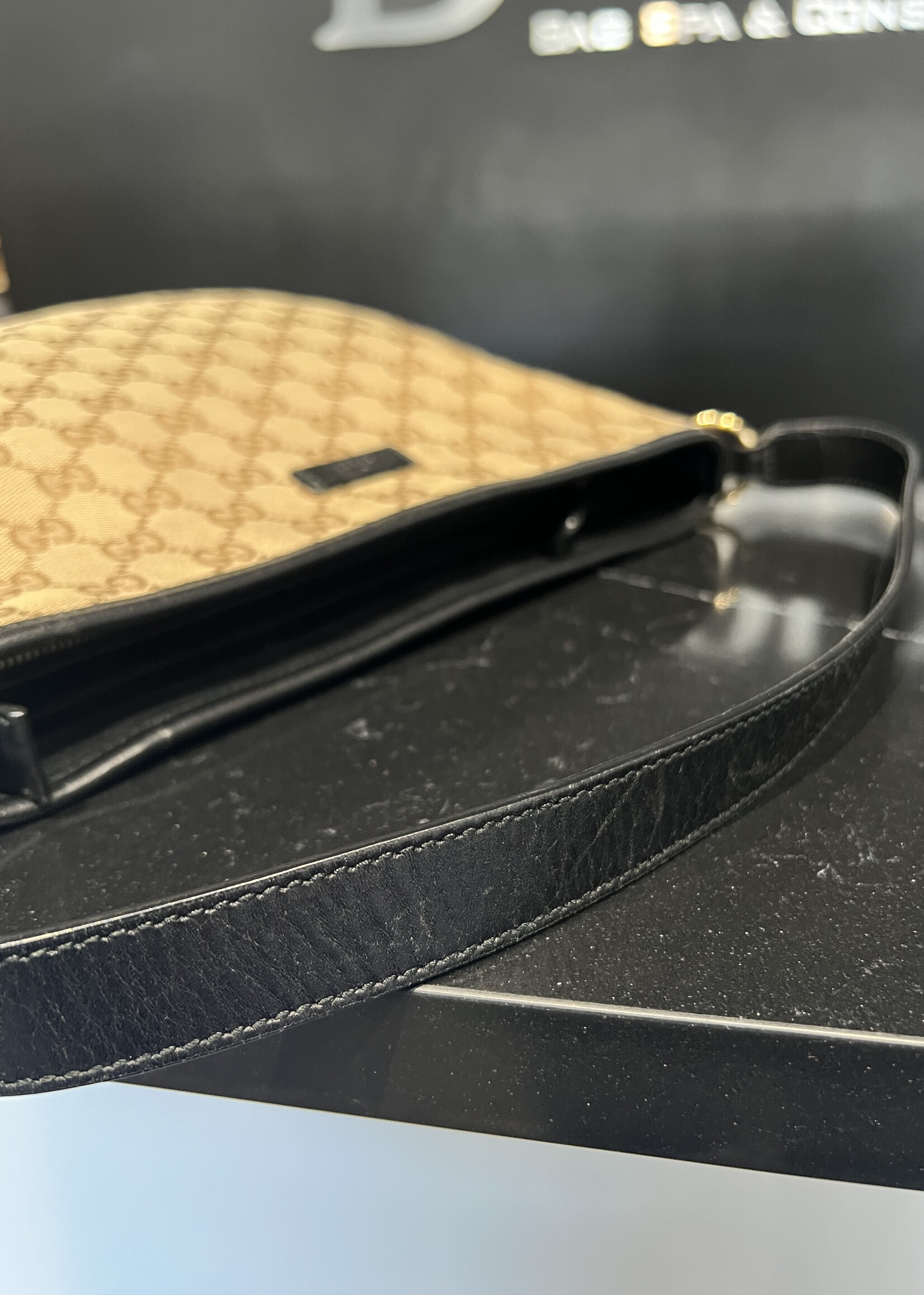 Gucci SOLD - Gucci Canvas shoulder Bag